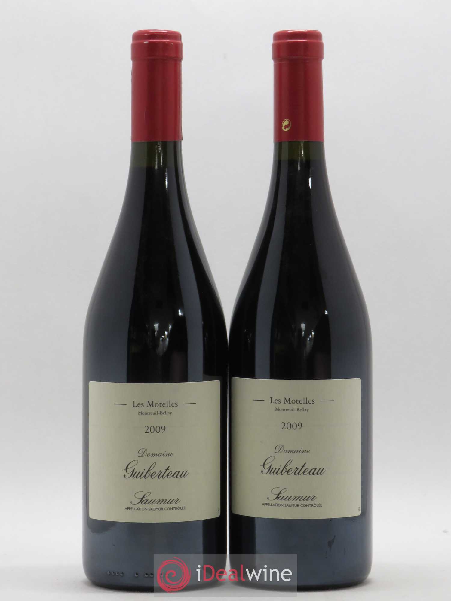Saumur Les Motelles Domaine Guiberteau 2009 - Lot de 2 bouteilles - 0
