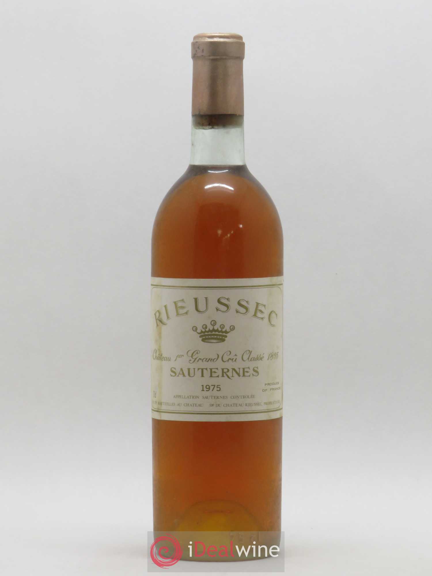 Château Rieussec 1er Grand Cru Classé 1975 - Lotto di 1 bottiglia - 0