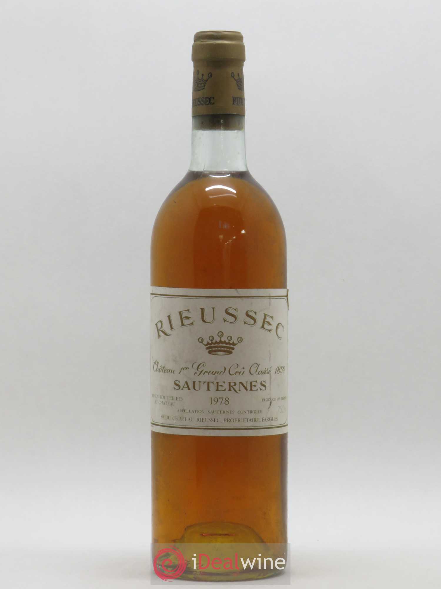 Château Rieussec 1er Grand Cru Classé 1978 - Posten von 1 Flasche - 0