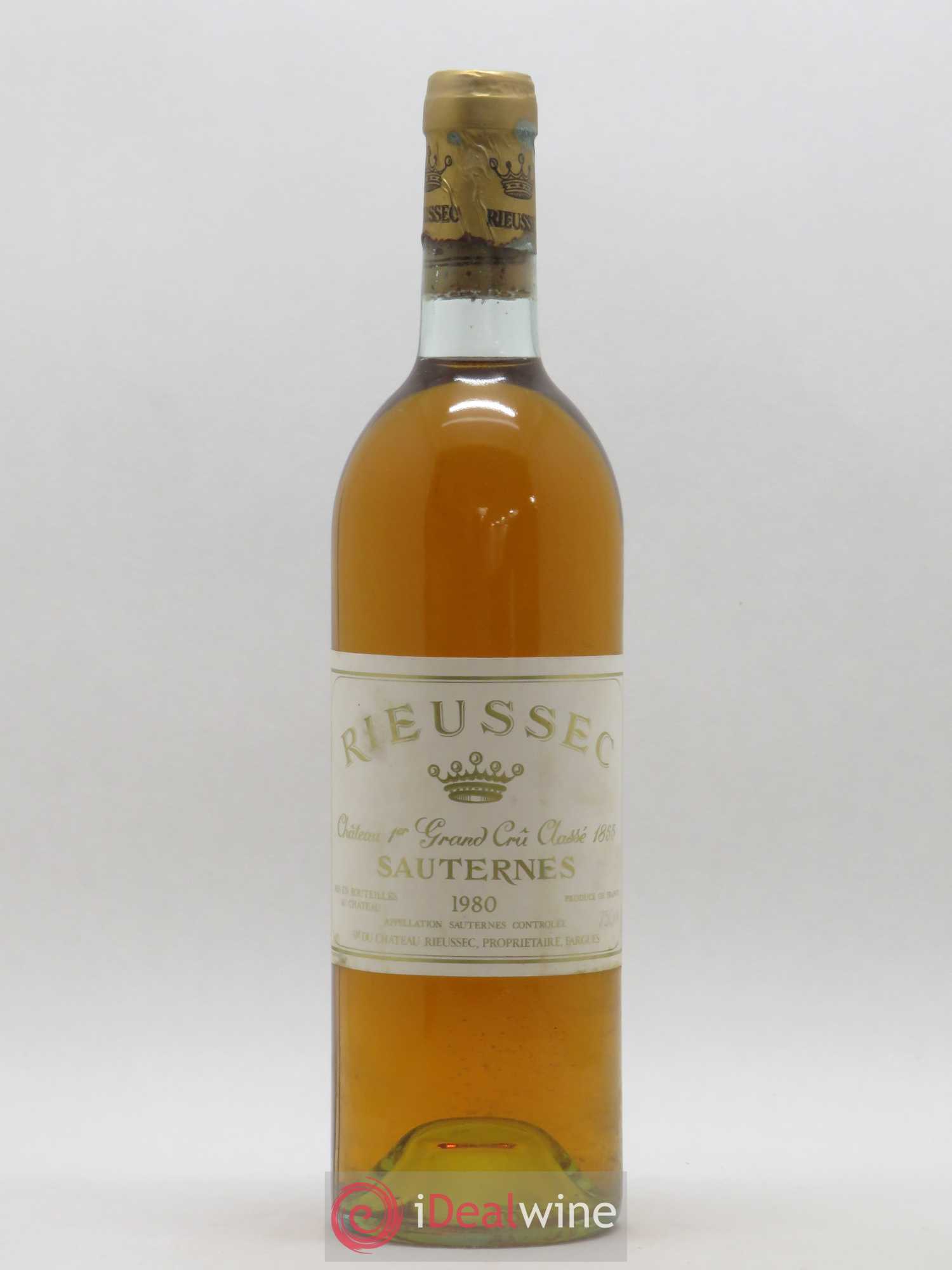 Château Rieussec 1er Grand Cru Classé 1980 - Posten von 1 Flasche - 0
