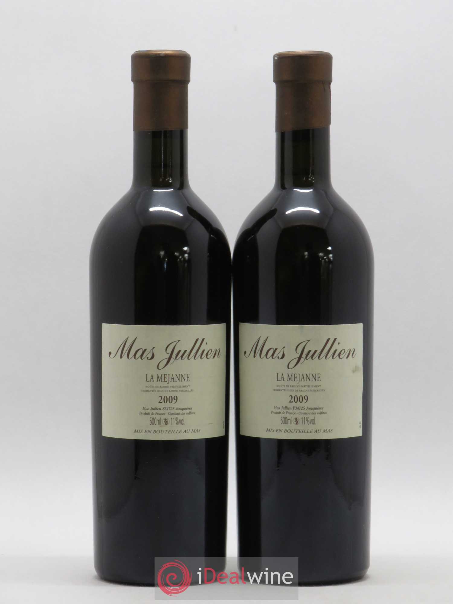 Moût de raisins partiellement fermenté issu de raisins passerillés La Mejanne Mas Jullien - Olivier Jullien 50cl 2009 - Lotto di 2 bottiglie - 0