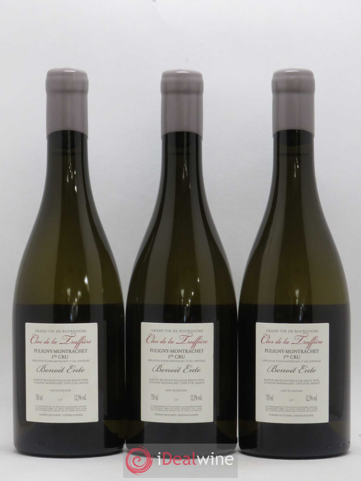 Puligny-Montrachet 1er Cru Clos de la Truffière Benoit Ente 2015 - Lot de 3 bouteilles - 1