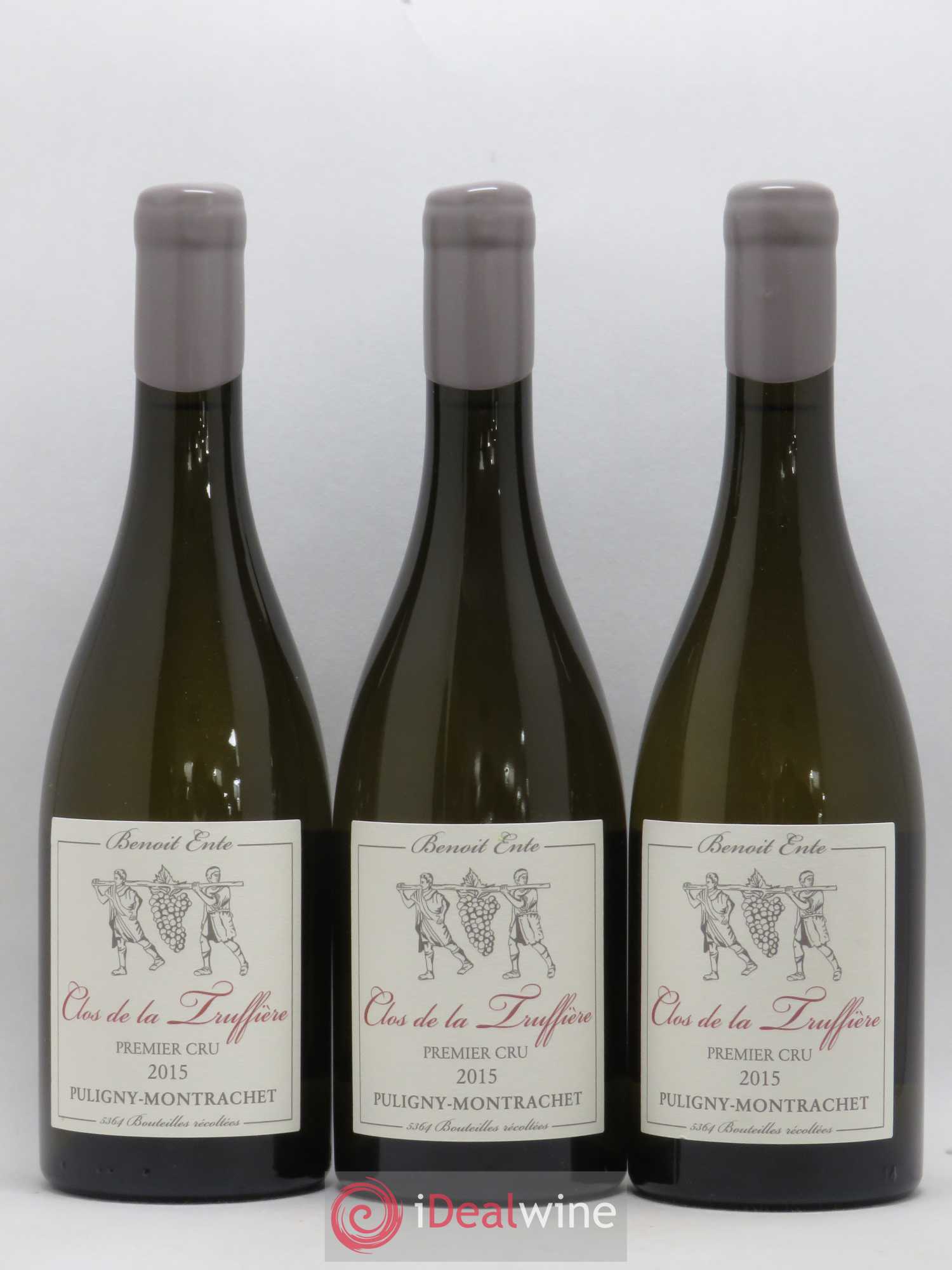 Puligny-Montrachet 1er Cru Clos de la Truffière Benoit Ente 2015 - Lot de 3 bouteilles - 0