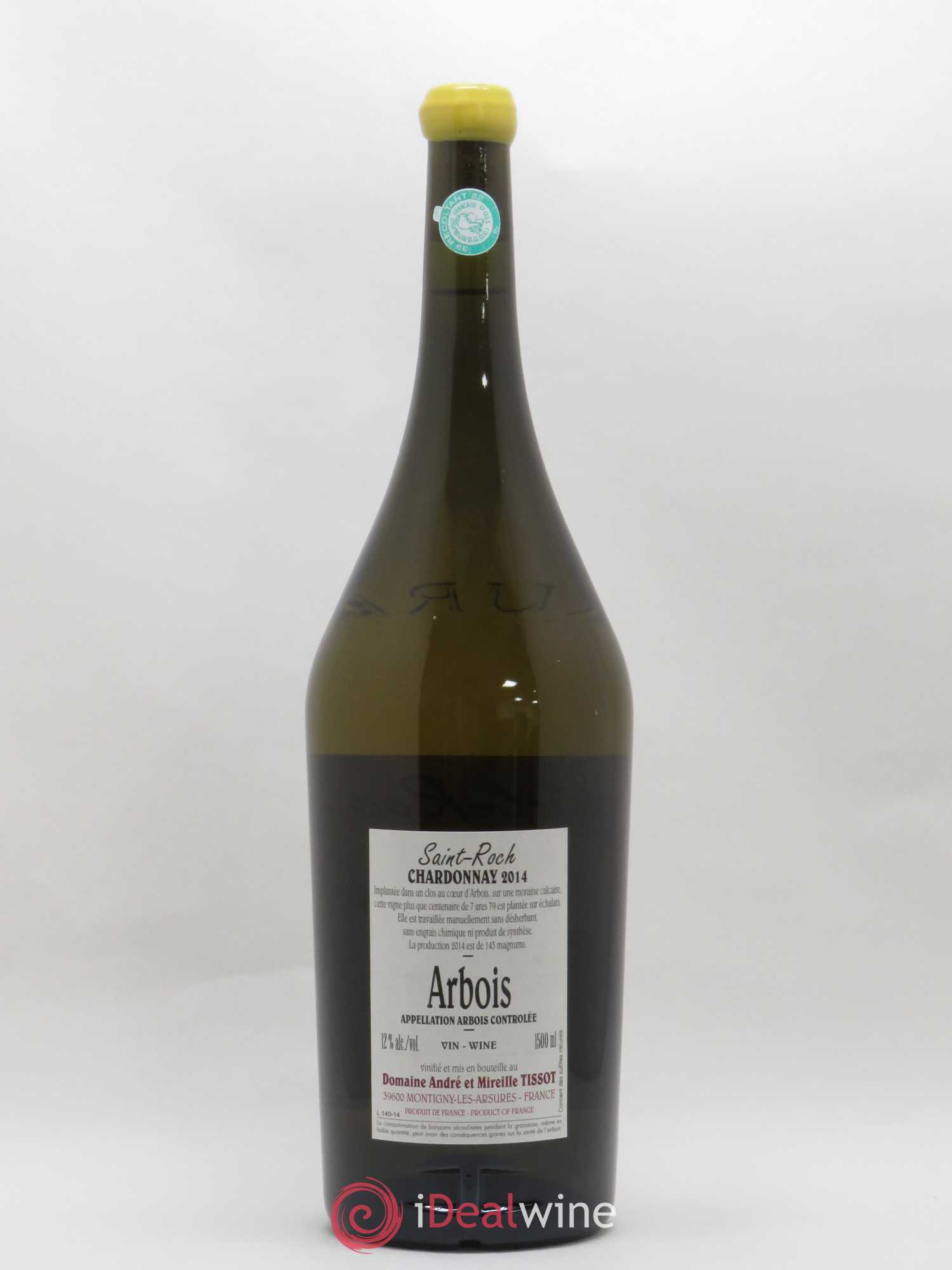 Arbois Cuvée Saint-Roch Domaine Tissot 2014 - Posten von 1 Magnum - 1