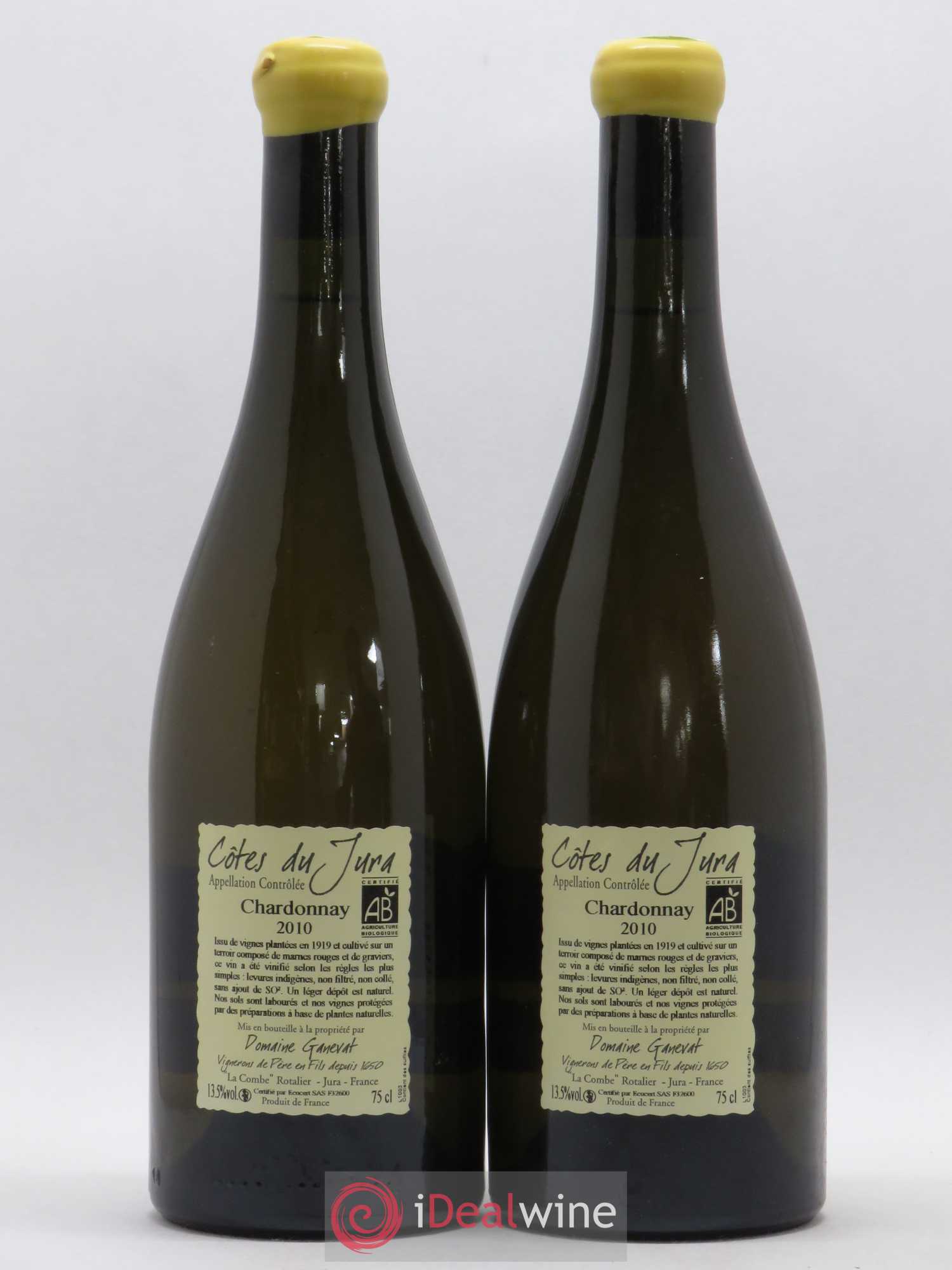 Côtes du Jura Les Grands Teppes Vieilles Vignes Jean-François Ganevat (Domaine) 2010 - Lot de 2 bouteilles - 1