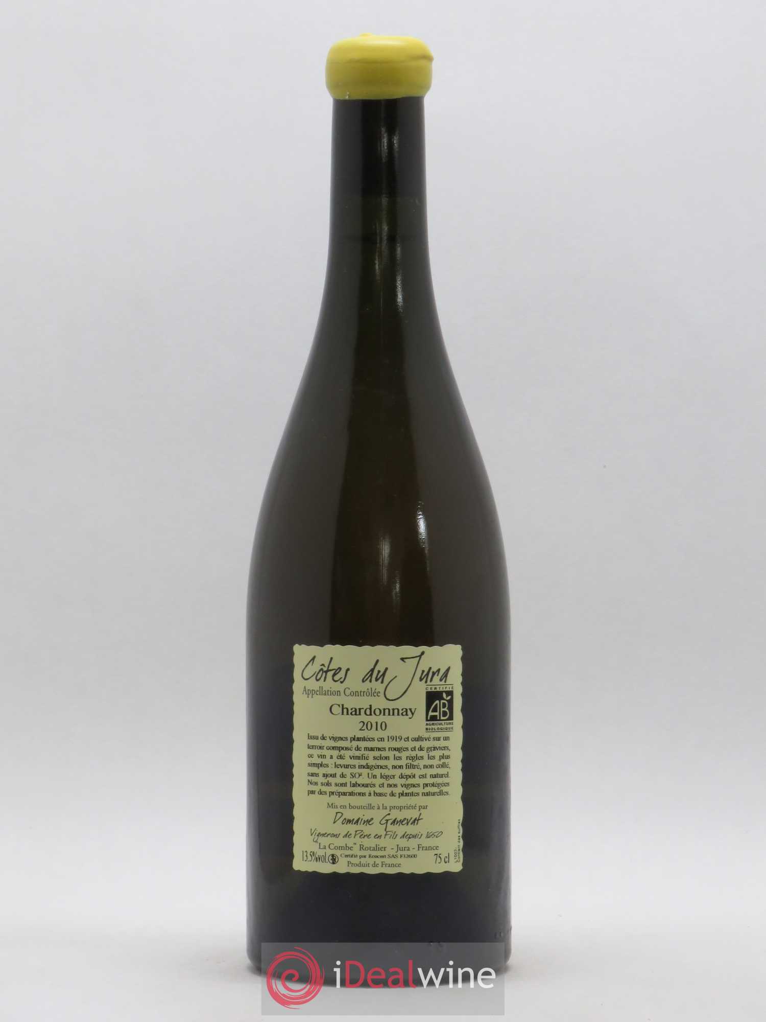 Côtes du Jura Les Grands Teppes Vieilles Vignes Jean-François Ganevat (Domaine) 2010 - Lot de 1 bouteille - 1