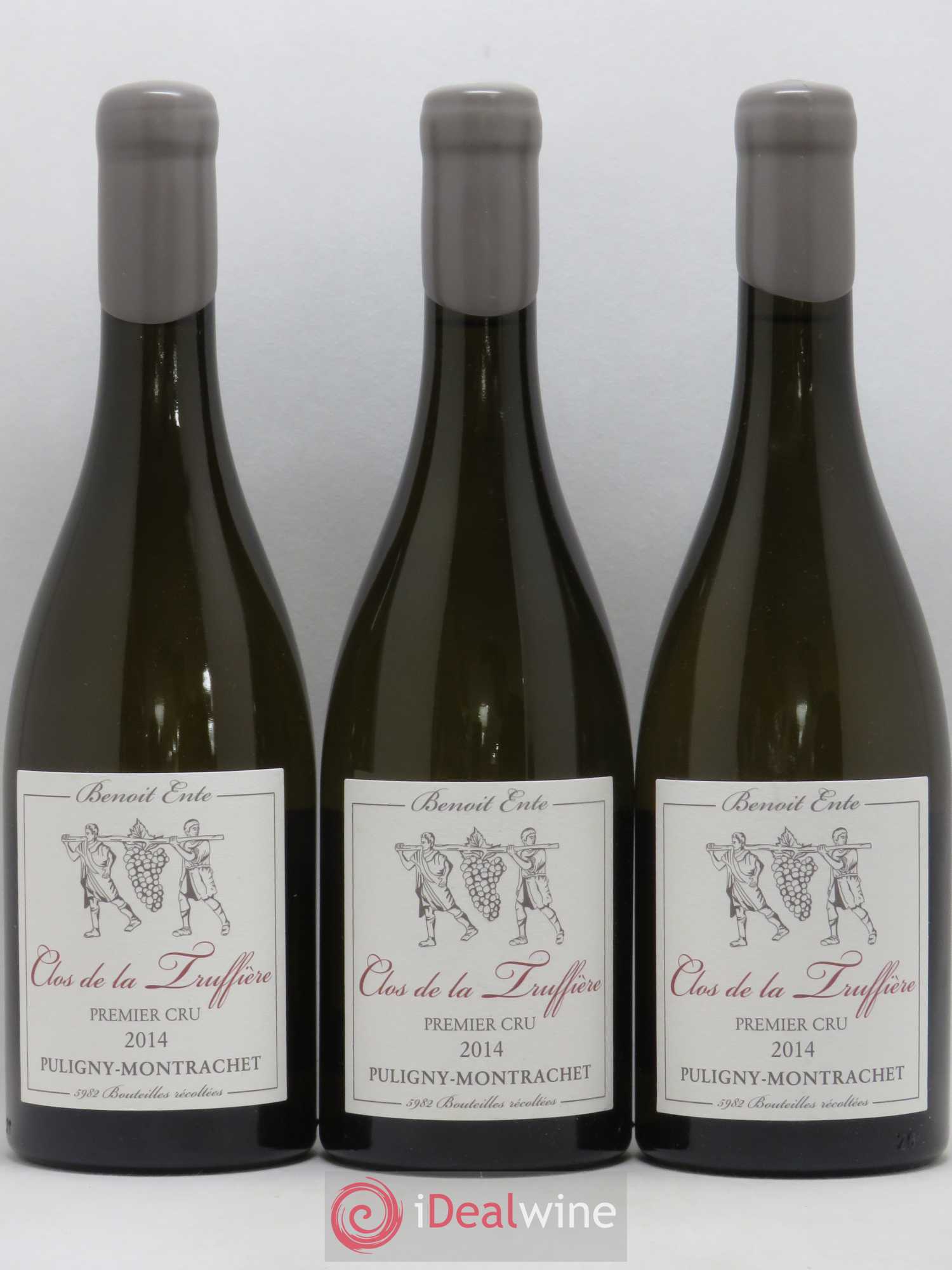 Puligny-Montrachet 1er Cru Clos de la Truffière Benoit Ente 2014 - Lot de 3 bouteilles - 0