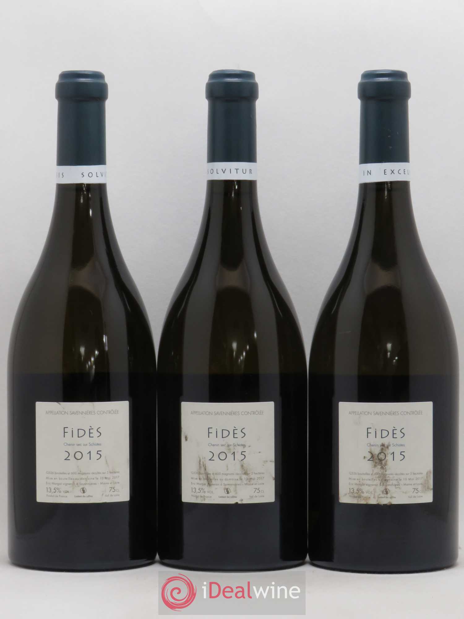 Savennières Fidès Eric Morgat 2015 - Lot de 3 bouteilles - 1