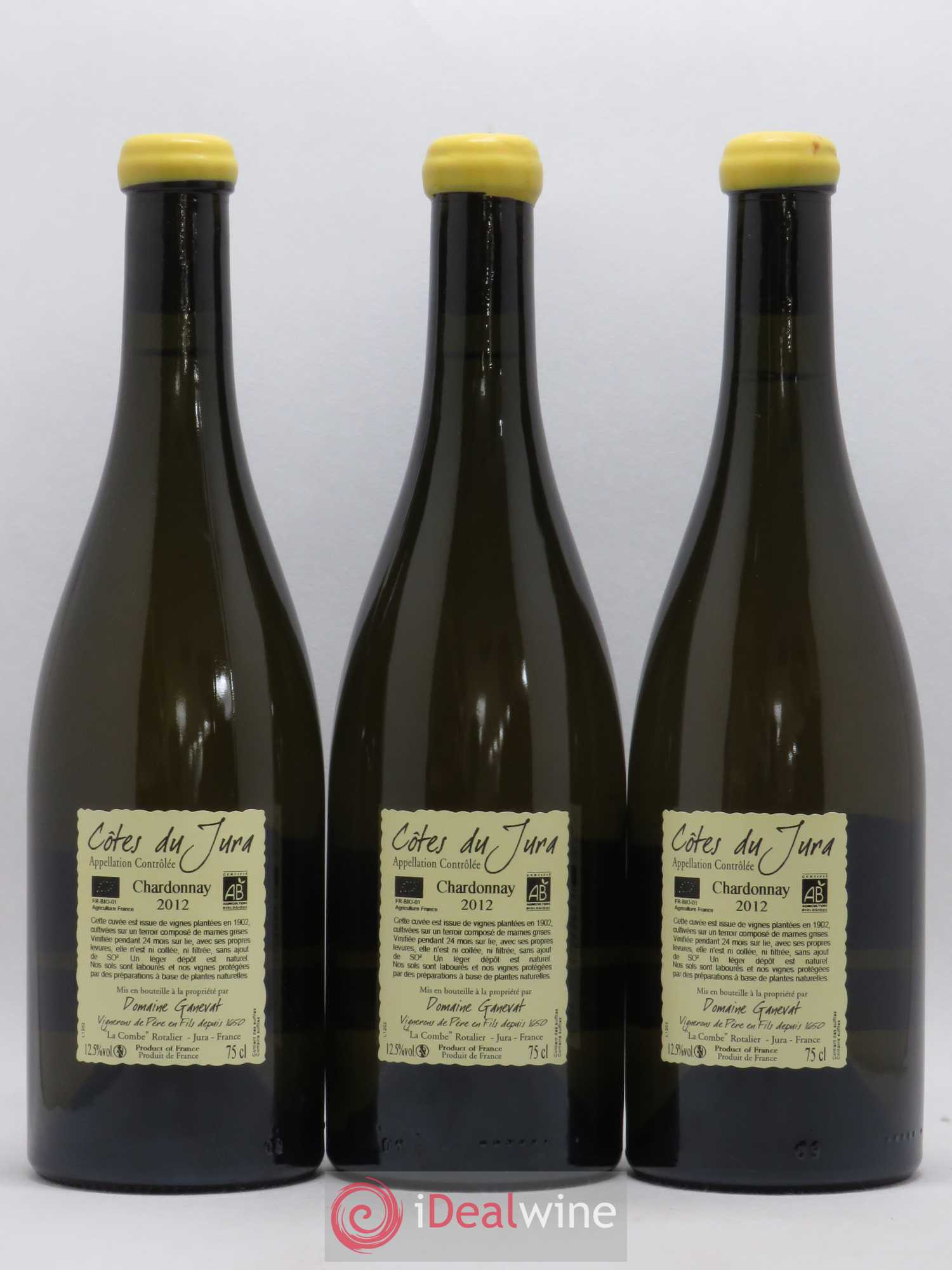 Côtes du Jura Les Chalasses Vieilles Vignes Jean-François Ganevat (Domaine) 2012 - Lot de 3 bouteilles - 1