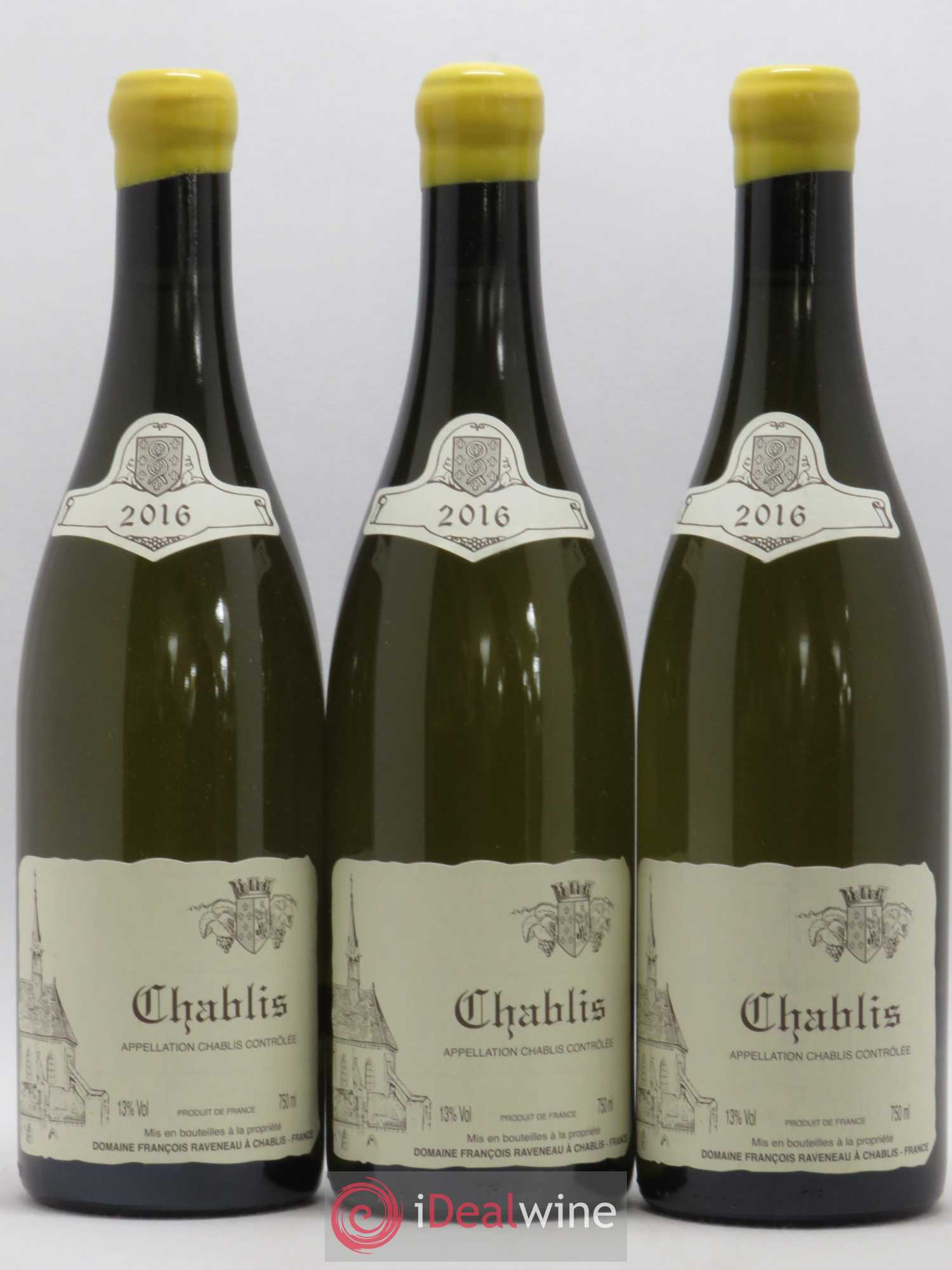 Chablis Raveneau (Domaine) 2016 - Lot de 3 bouteilles - 0