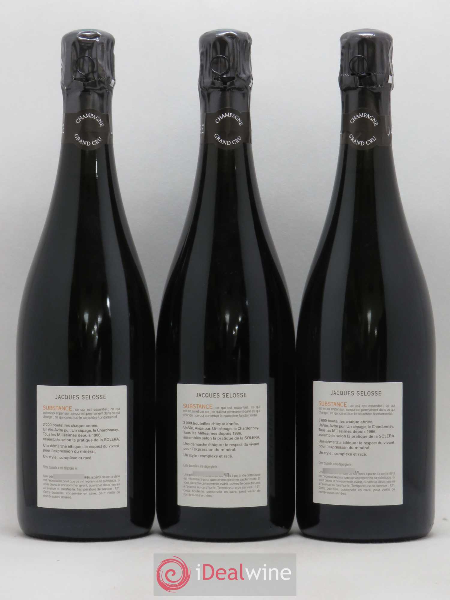 Substance Jacques Selosse - Lot de 3 bouteilles - 1
