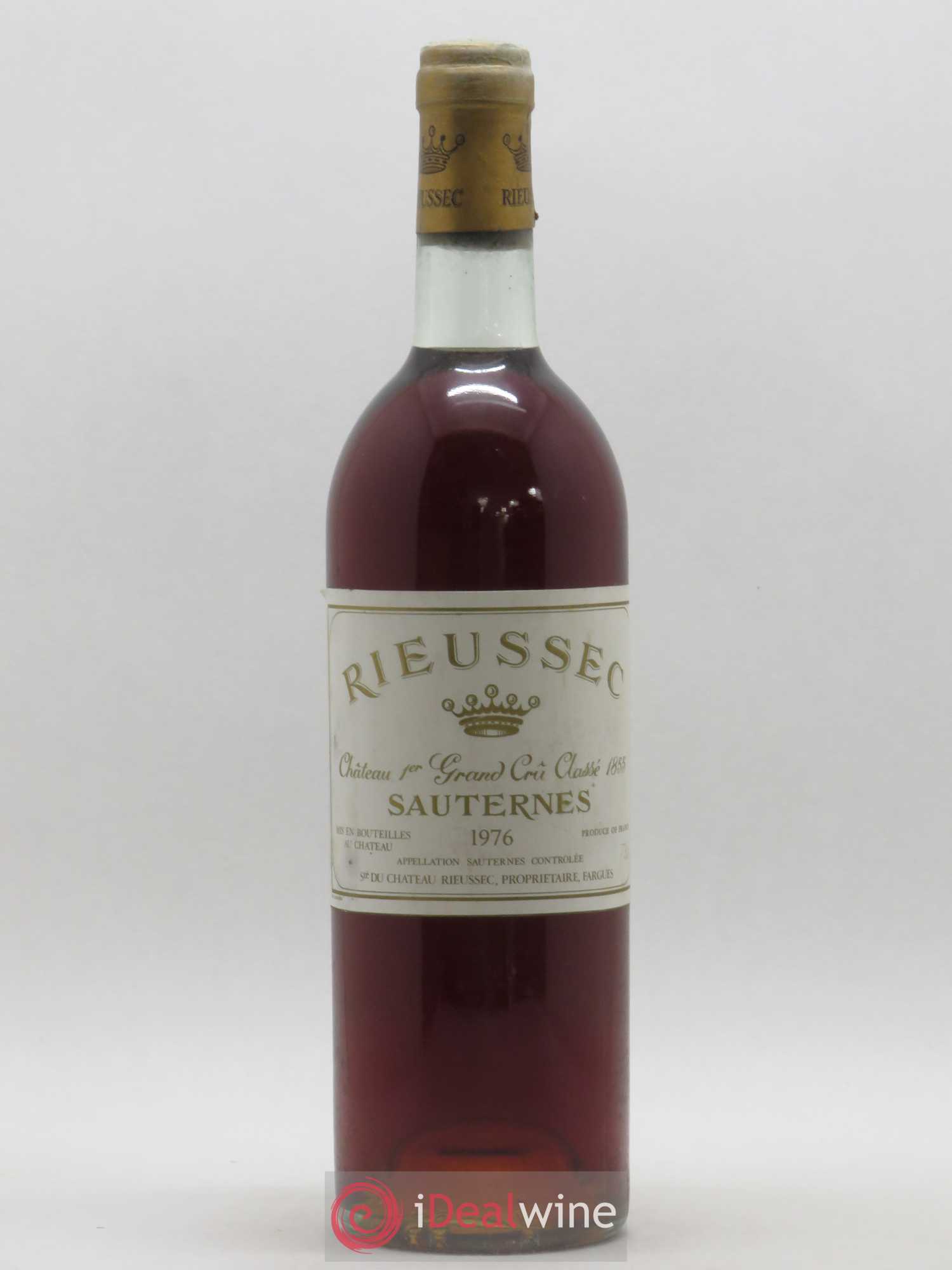 Château Rieussec 1er Grand Cru Classé 1976 - Posten von 1 Flasche - 0