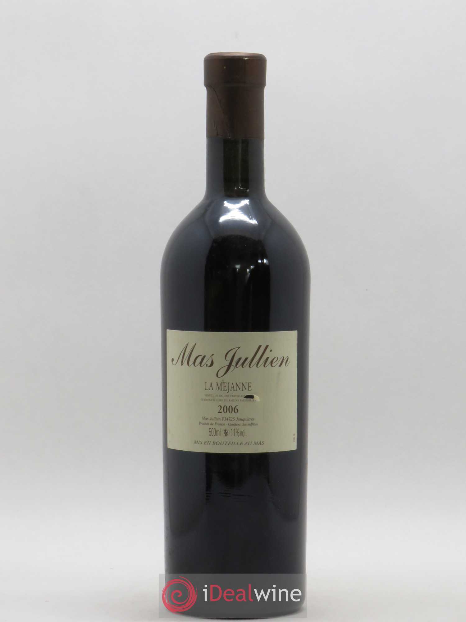 Moût de raisins partiellement fermenté issu de raisins passerillés La Mejanne Mas Jullien - Olivier Jullien 50cl 2006 - Posten von 1 Flasche - 0