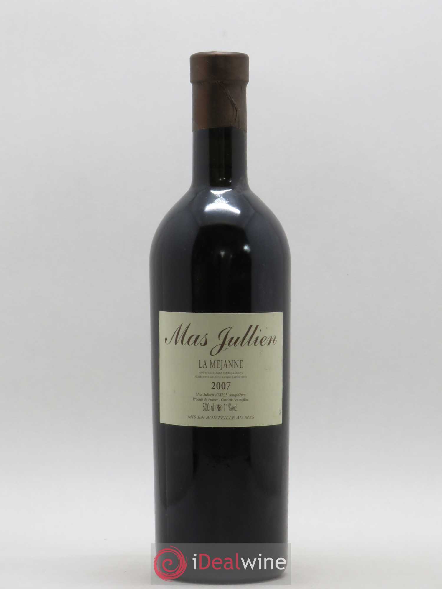 Moût de raisins partiellement fermenté issu de raisins passerillés La Mejanne Mas Jullien - Olivier Jullien 50cl 2007 - Lotto di 1 bottiglia - 0