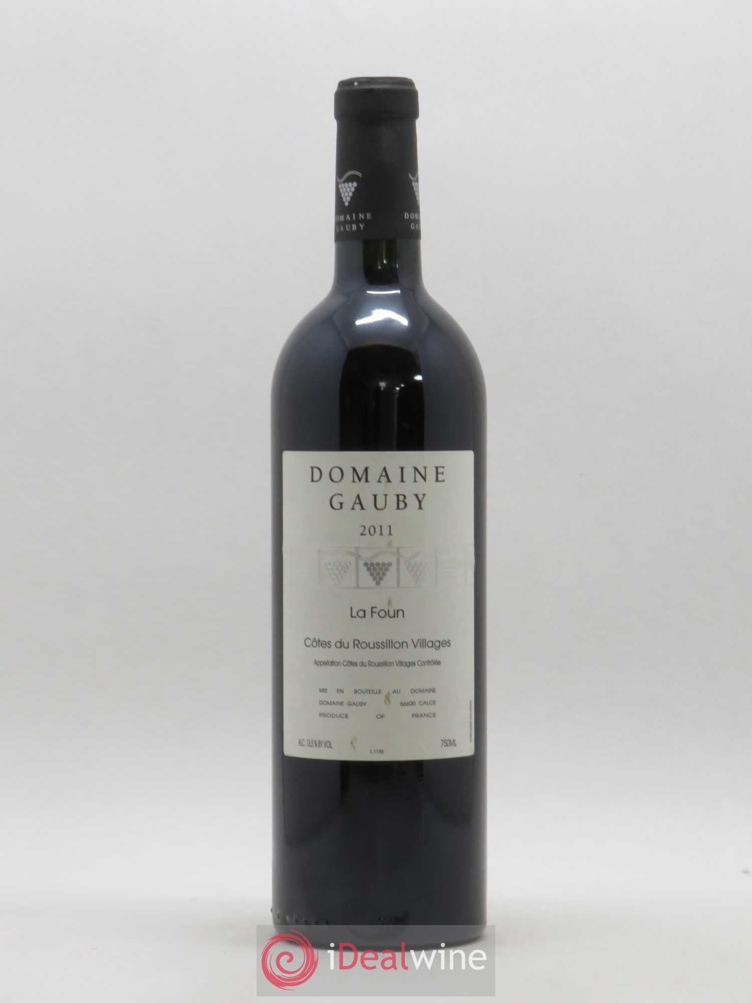 Côtes du Roussillon Villages La Foun Gauby 2011 - Posten von 1 Flasche - 0