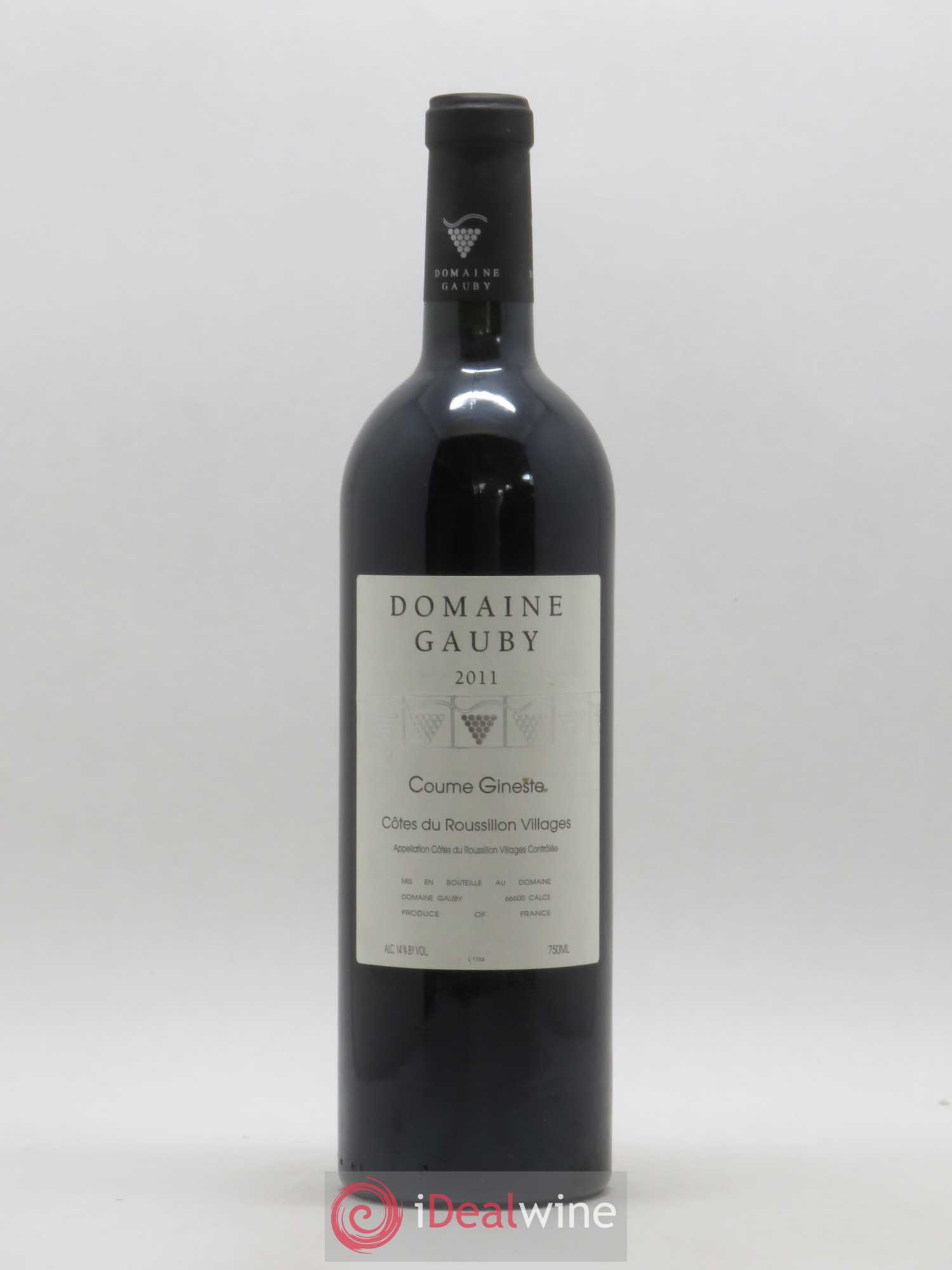 Côtes du Roussillon Villages Coume Gineste Gauby (Domaine) 2011 - Lot de 1 bouteille - 0