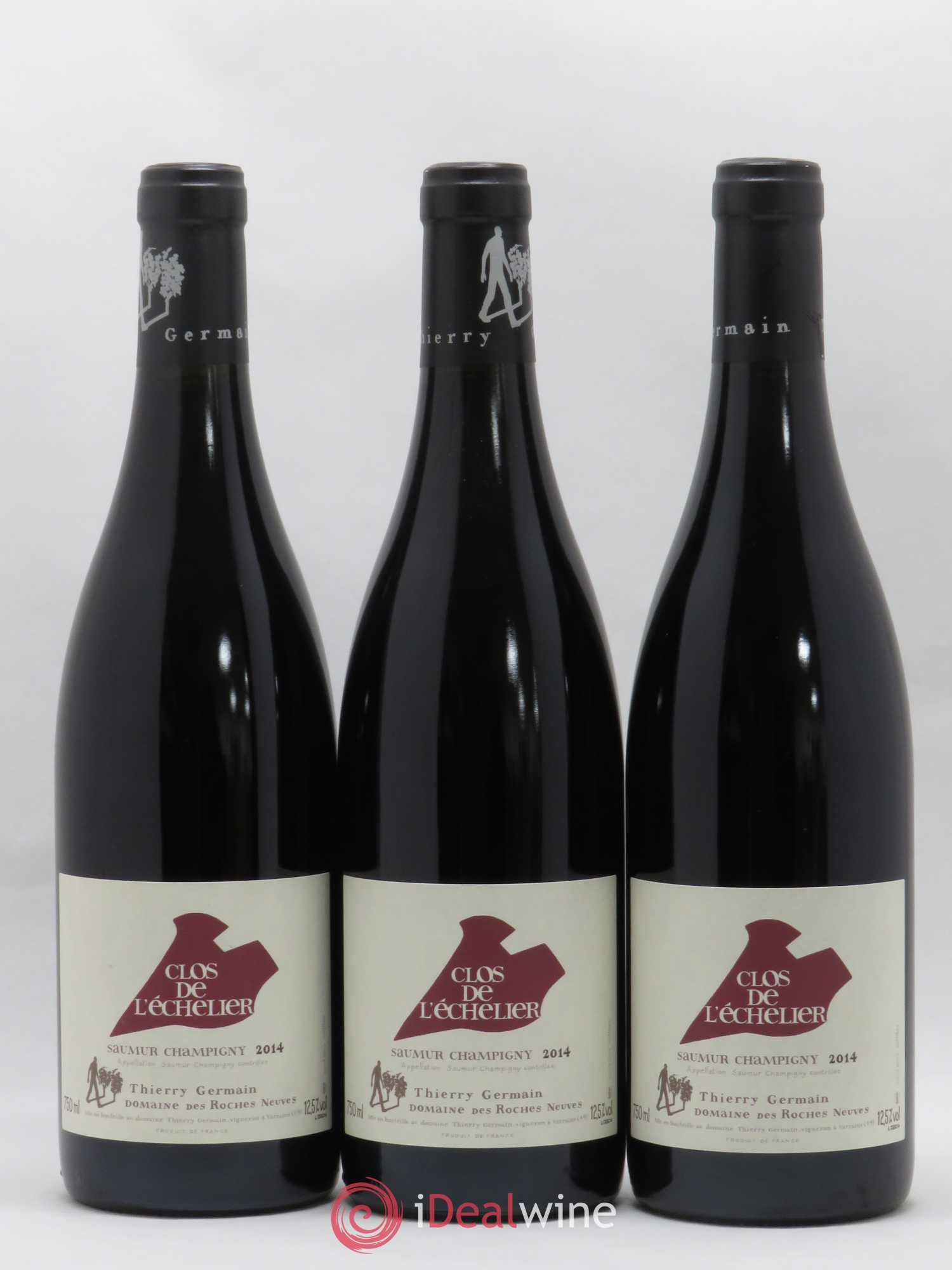 Saumur-Champigny Clos de l'Echelier Domaine des Roches Neuves - Thierry Germain 2014 - Lot de 3 bouteilles - 0