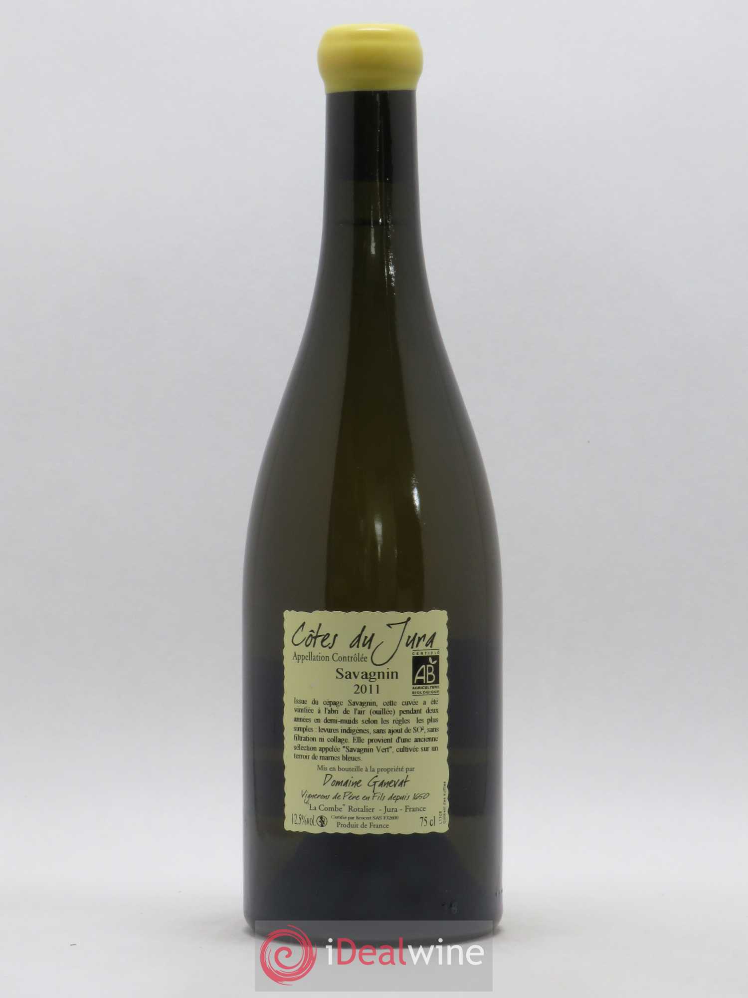Côtes du Jura Les Chalasses Marnes Bleues Jean-François Ganevat (Domaine) 2011 - Lot de 1 bouteille - 1