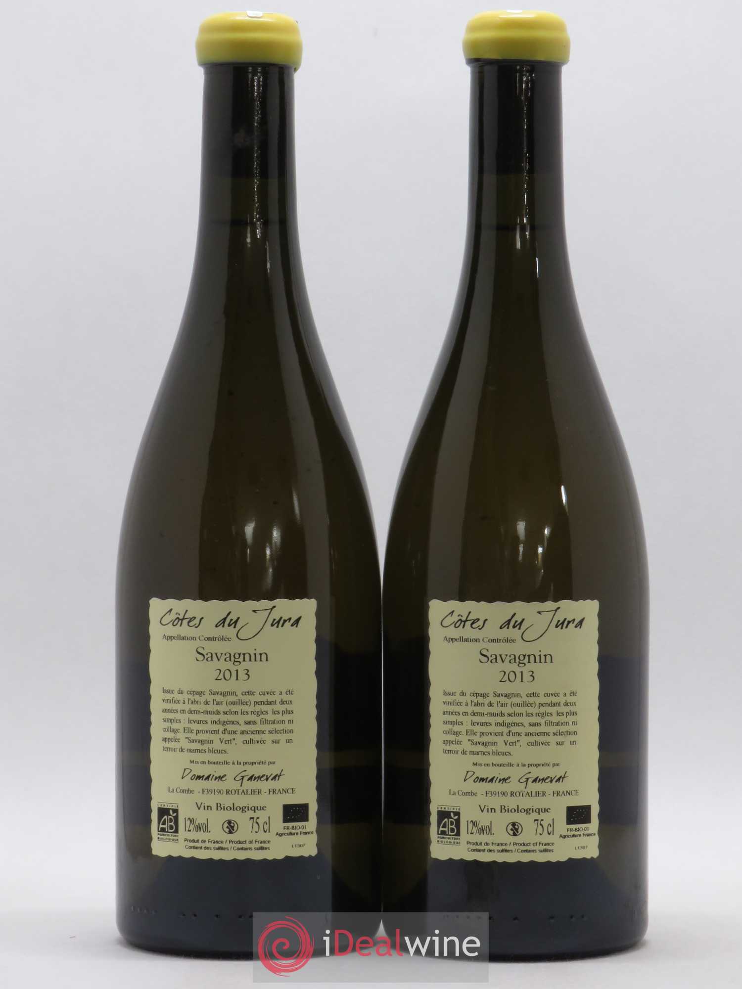 Côtes du Jura Les Chalasses Marnes Bleues Jean-François Ganevat (Domaine) 2013 - Lot de 2 bouteilles - 1