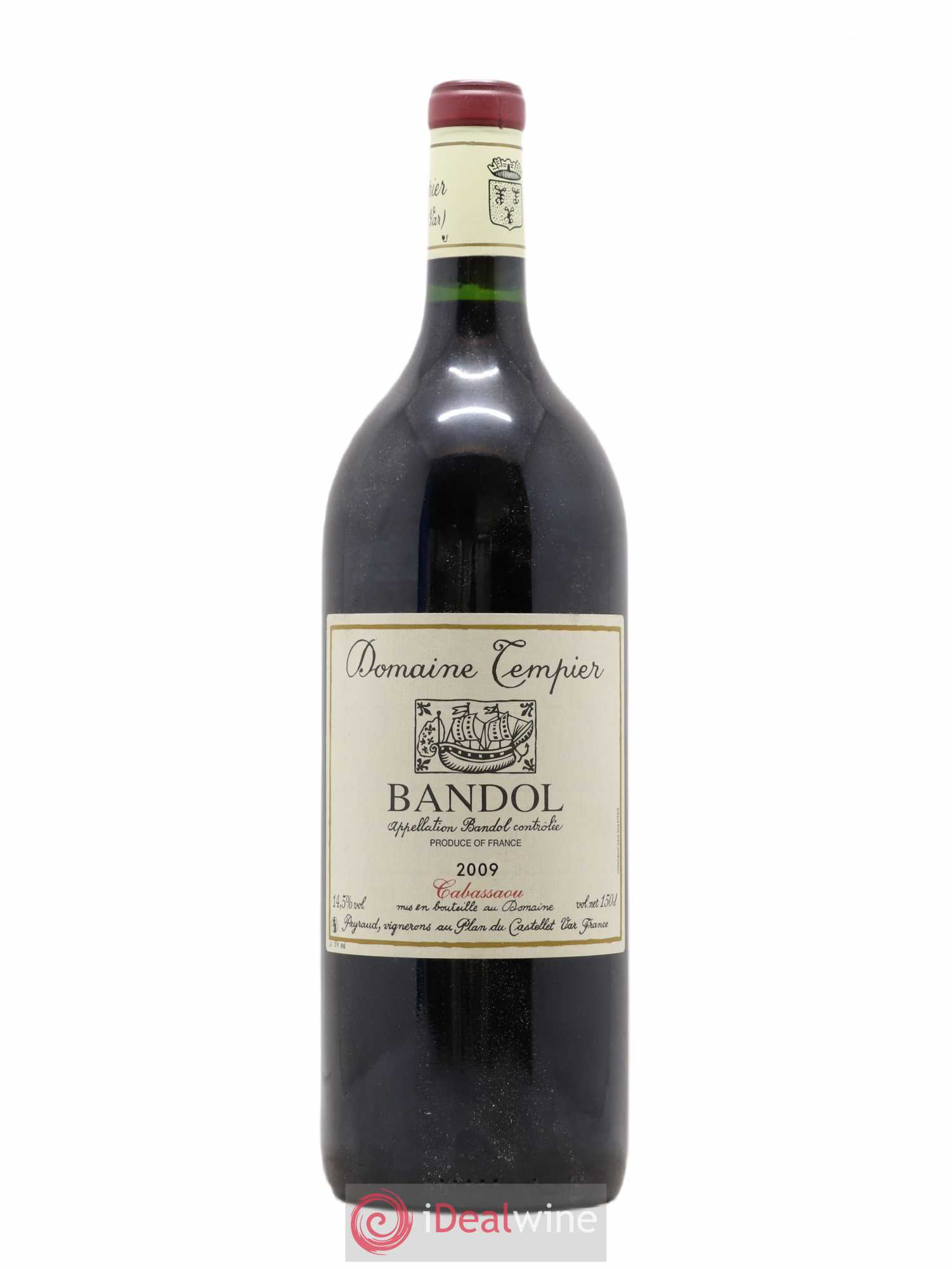 Bandol Domaine Tempier Cuvée Cabassaou Famille Peyraud 2009 - Lot de 1 magnum - 0