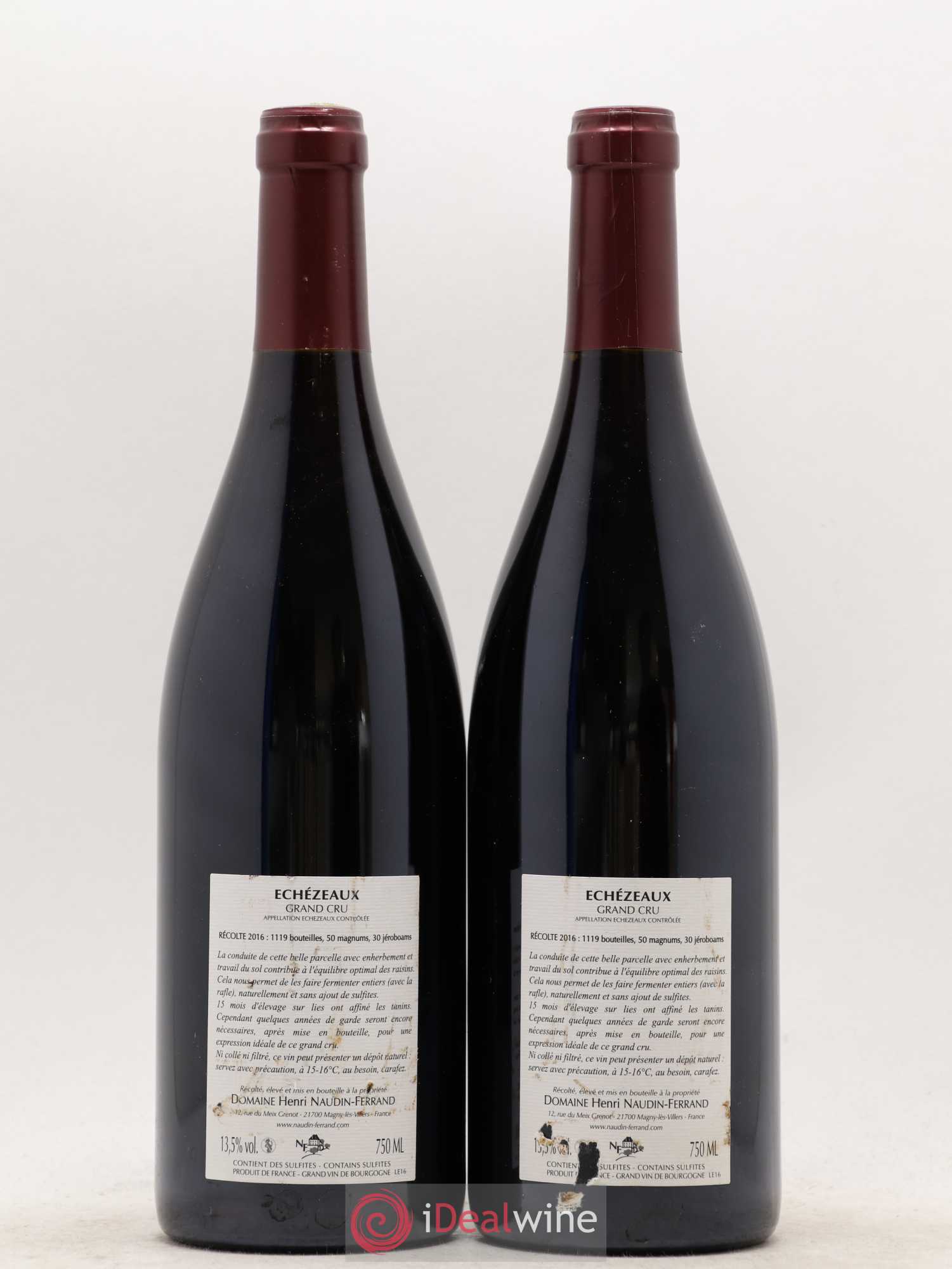 Echezeaux Grand Cru Naudin-Ferrand (Domaine) 2015 - Lot de 2 bouteilles - 1