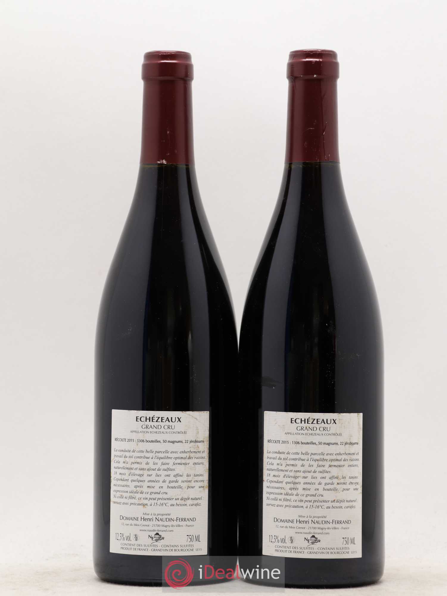 Echezeaux Grand Cru Naudin-Ferrand (Domaine) 2016 - Lot de 2 bouteilles - 1