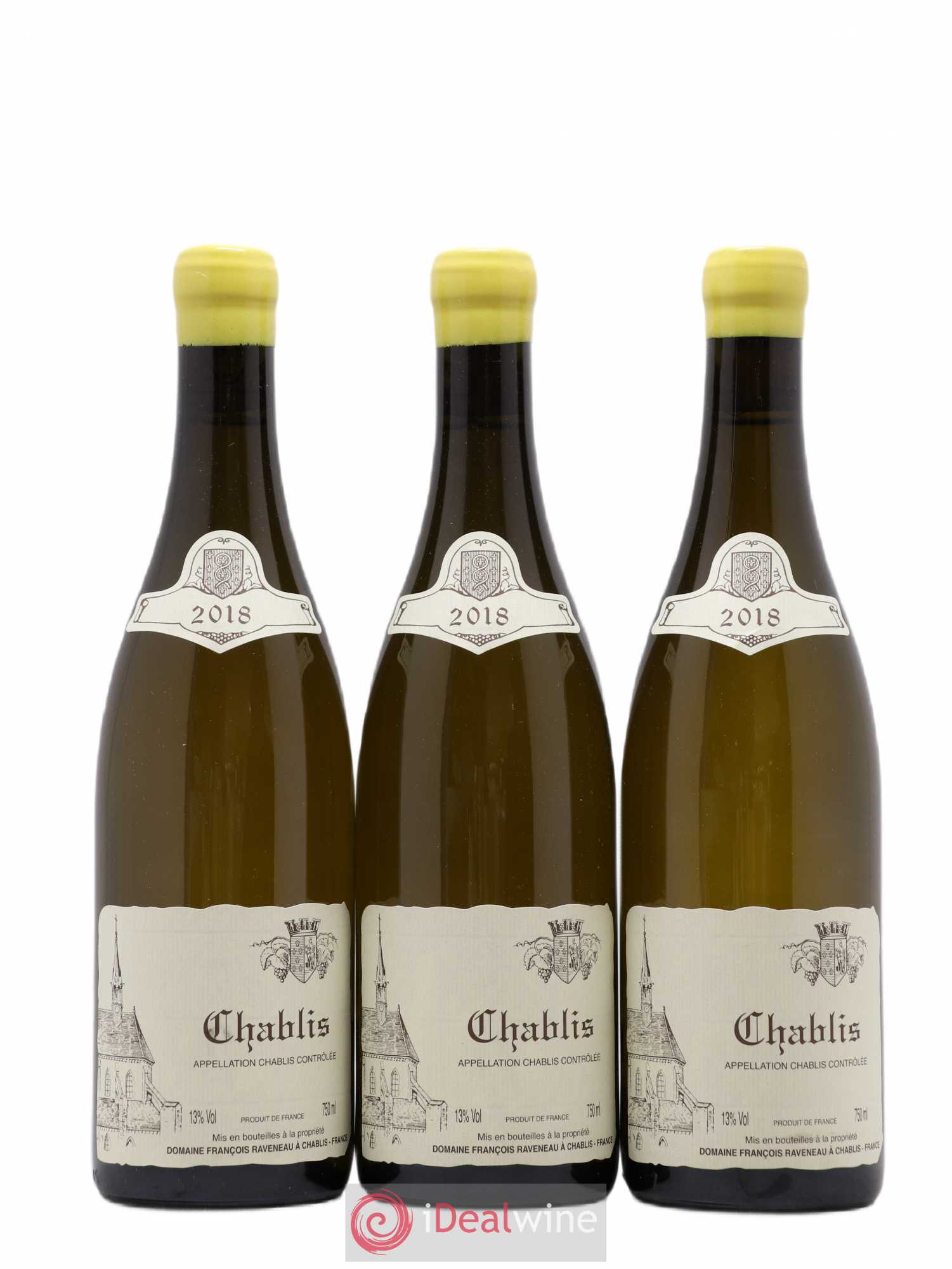 Chablis Raveneau (Domaine) 2018 - Lot de 3 bouteilles - 0