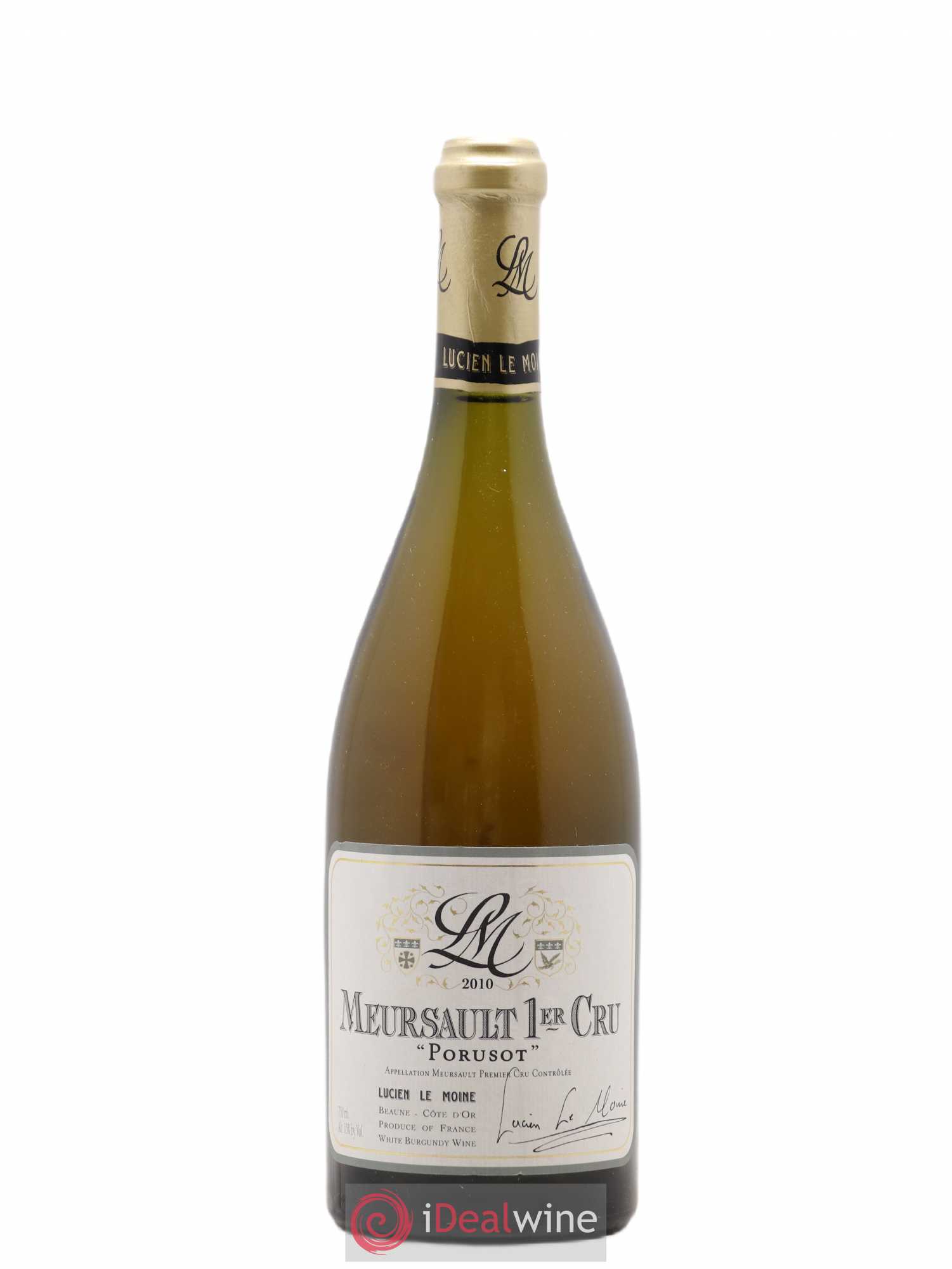 Meursault 1er Cru Porusot Lucien Le Moine 2010 - Posten von 1 Flasche - 0