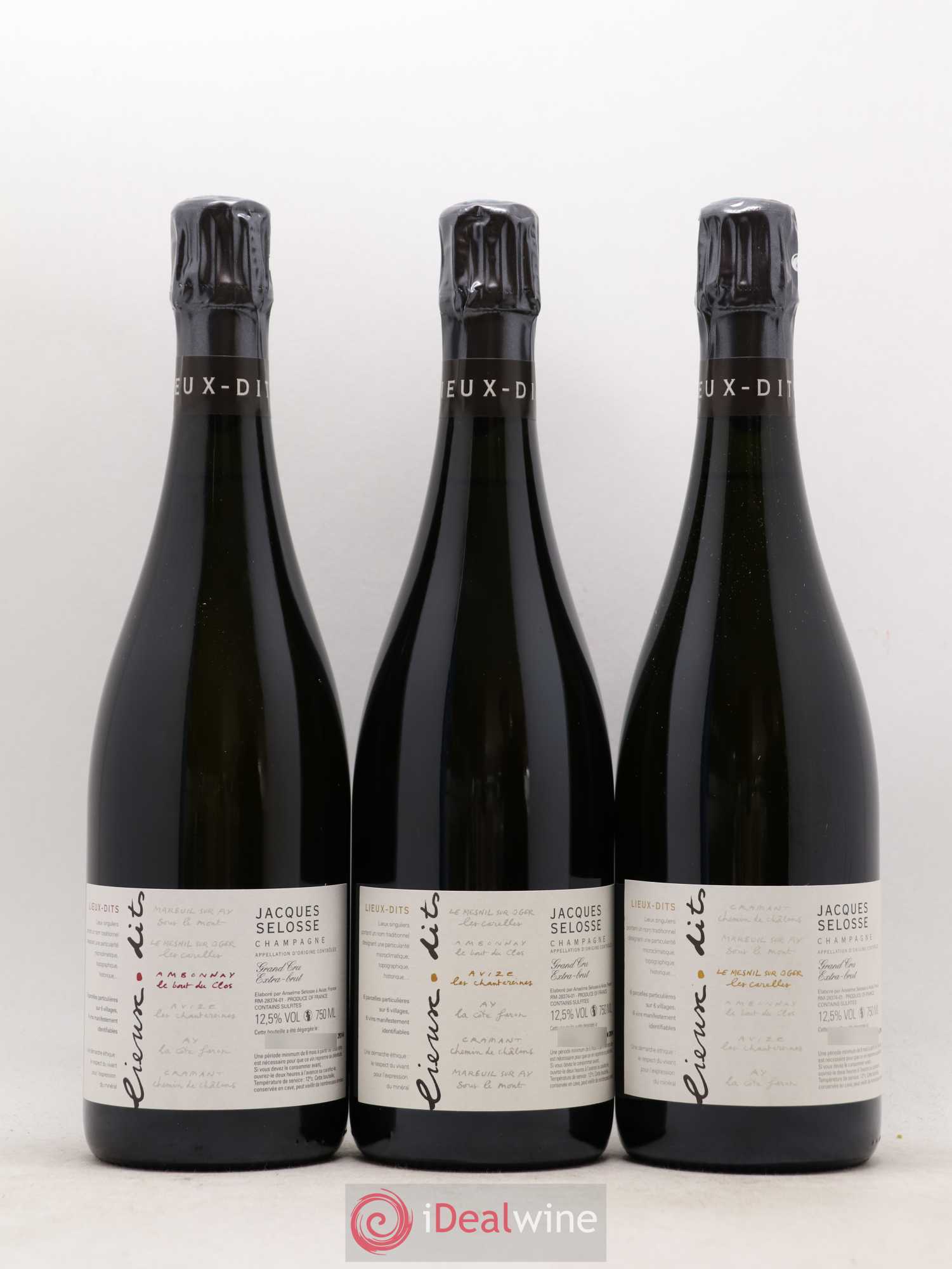 Caisse Collection Lieux-dits Jacques Selosse - Lot de 6 bouteilles - 1