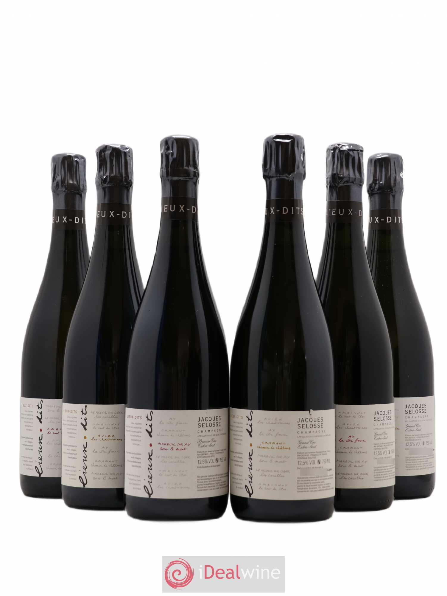 Caisse Collection Lieux-dits Jacques Selosse - Lot de 6 bouteilles - 0