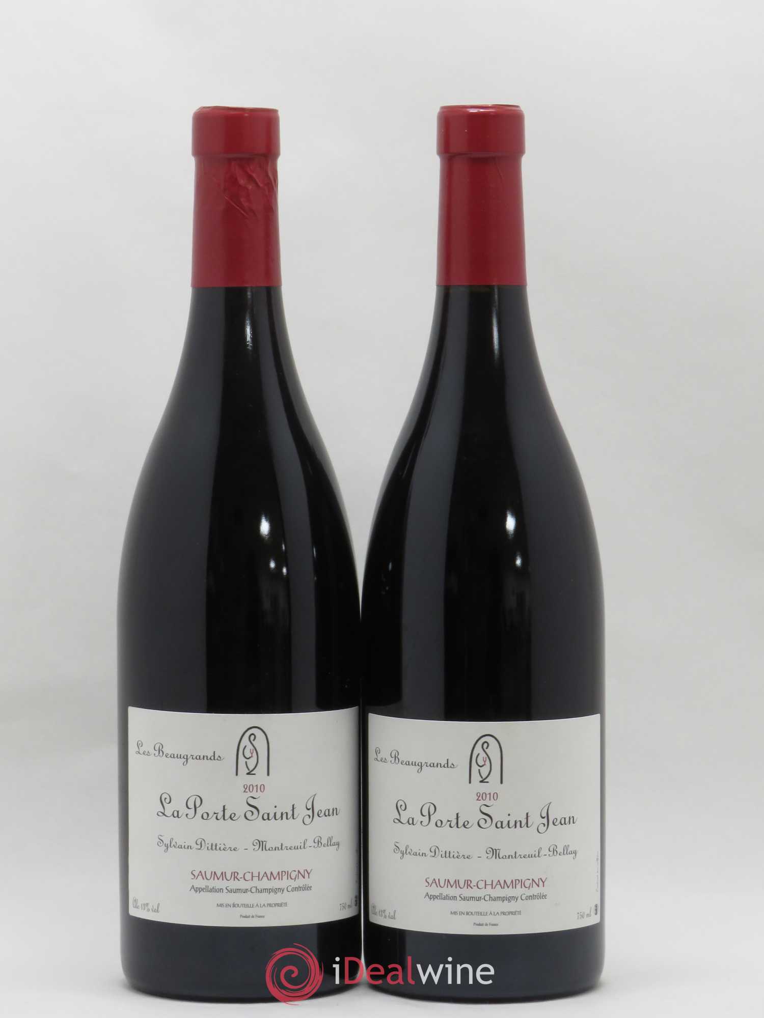 Saumur-Champigny Les Beaugrands La Porte Saint Jean 2010 - Lot de 2 bouteilles - 0