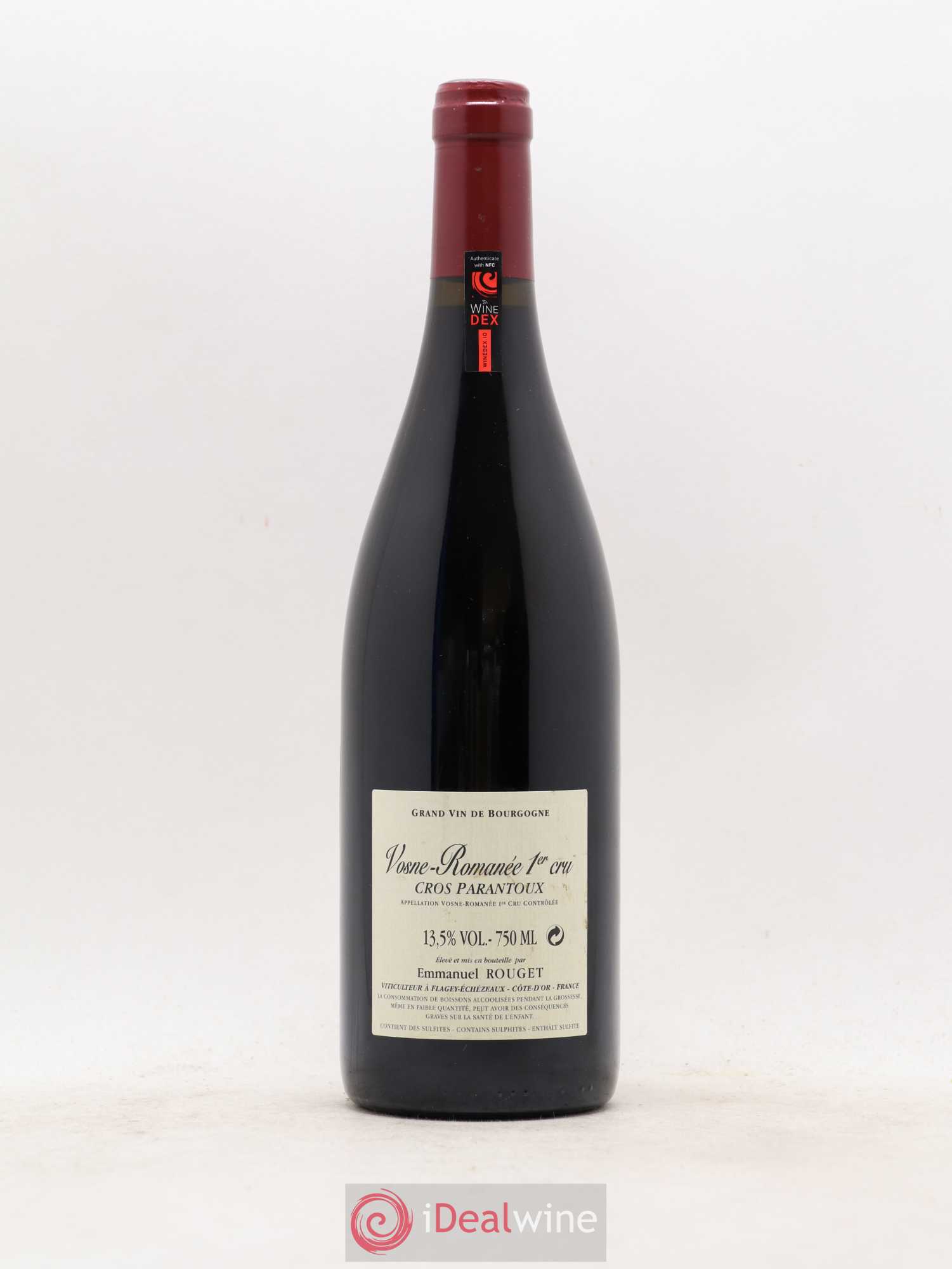 Vosne-Romanée 1er Cru Cros Parantoux Emmanuel Rouget 2009 - Lot de 1 bouteille - 1