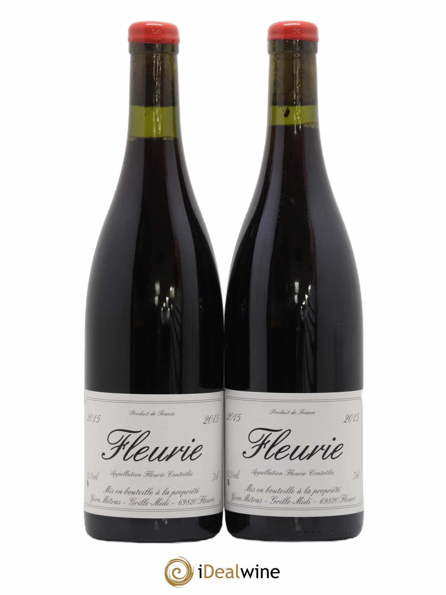 Fleurie Yvon Métras 2015 - Lot de 2 bouteilles - 0