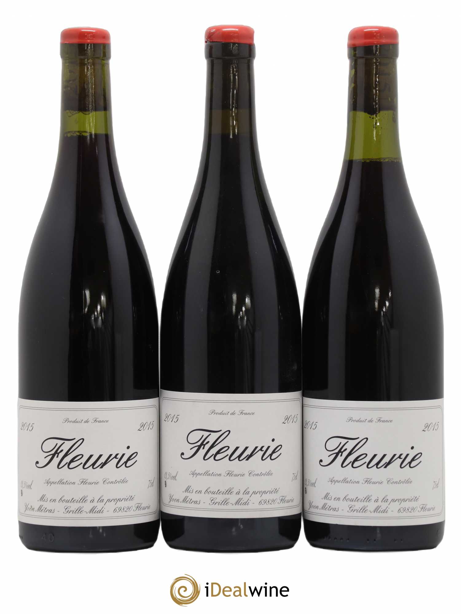 Fleurie Yvon Métras 2015 - Lot de 3 bouteilles - 0