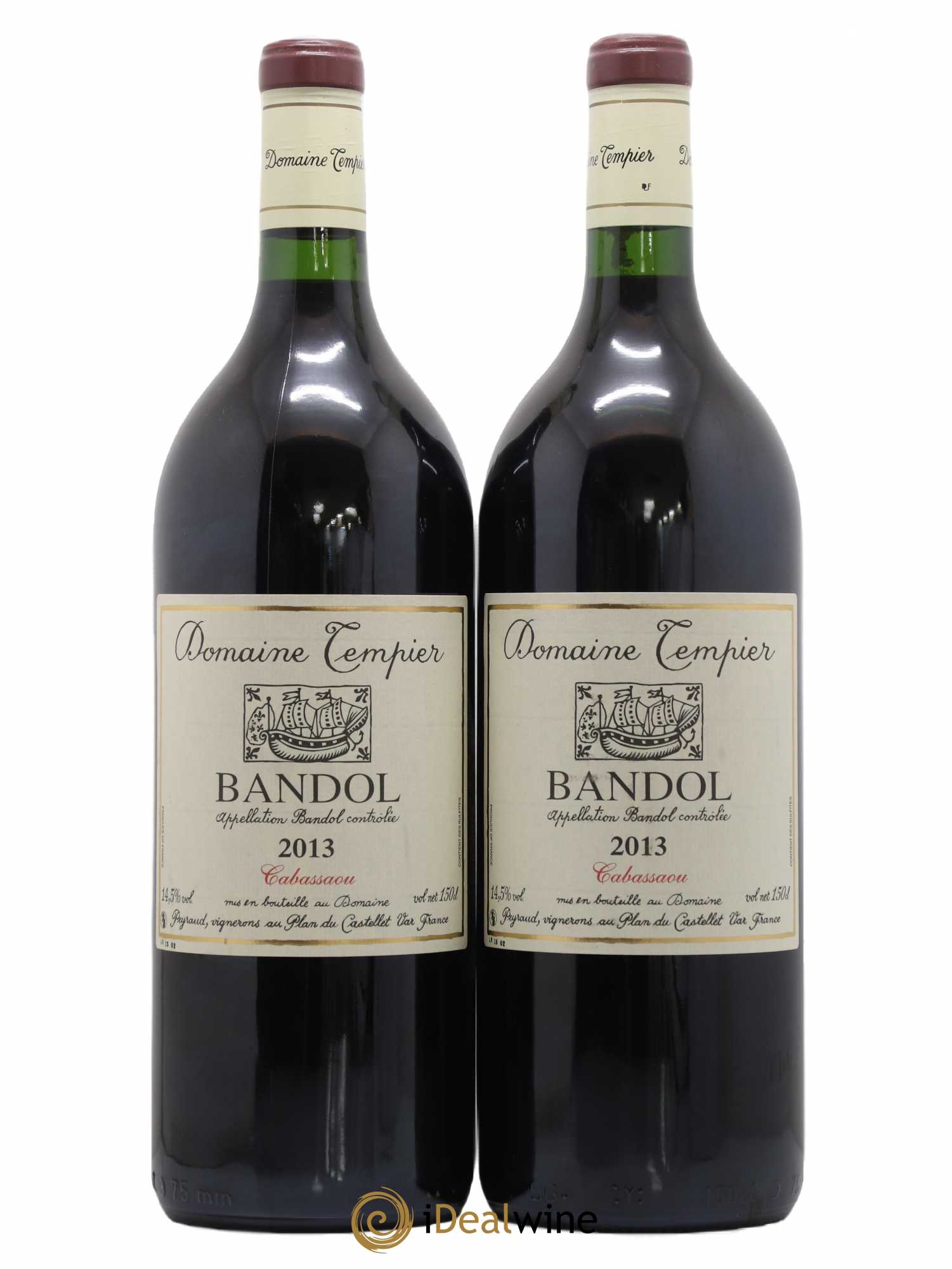 Bandol Domaine Tempier Cuvée Cabassaou Famille Peyraud 2013 - Lot de 2 magnums - 0