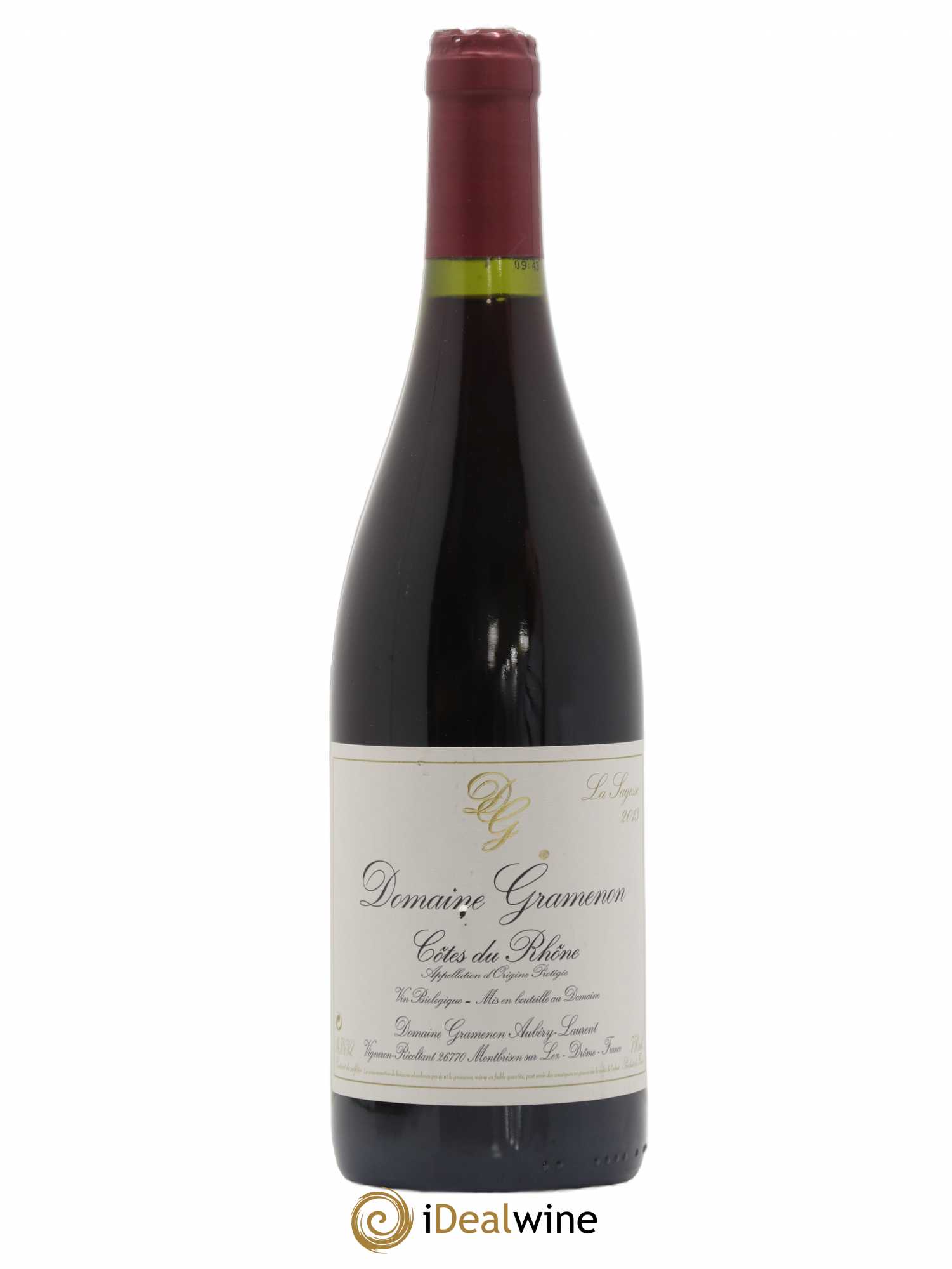 Côtes-du-Rhône La Sagesse Gramenon (Domaine) 2013 - Lot de 1 bouteille - 0