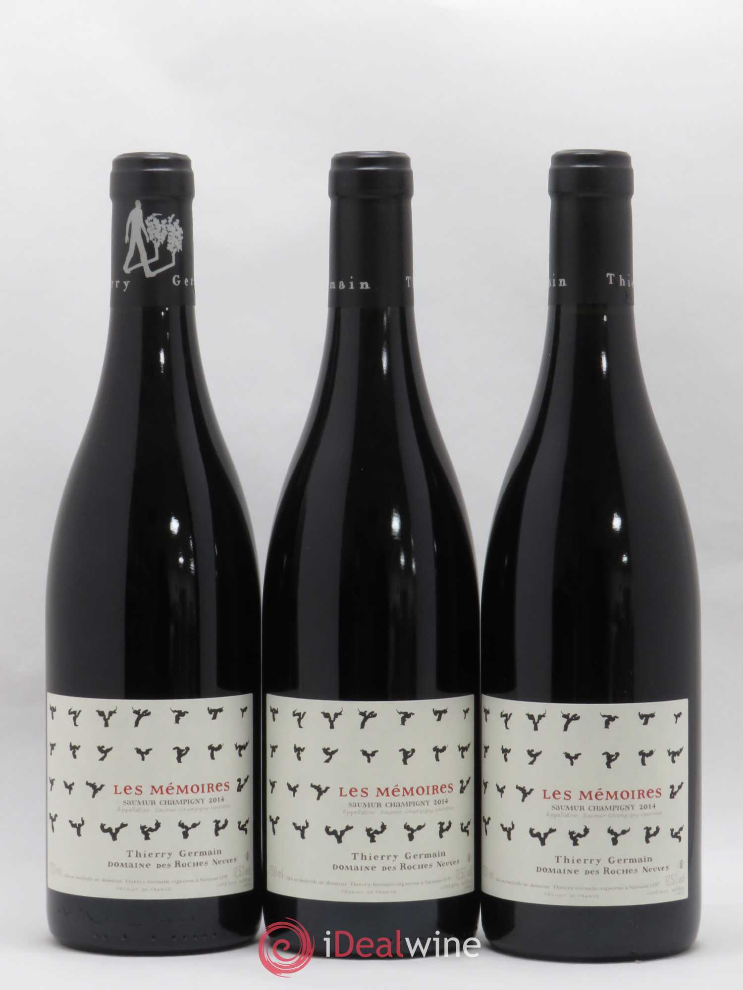 Saumur-Champigny Les Mémoires Domaine des Roches Neuves - Thierry Germain 2014 - Lot de 3 bouteilles - 0