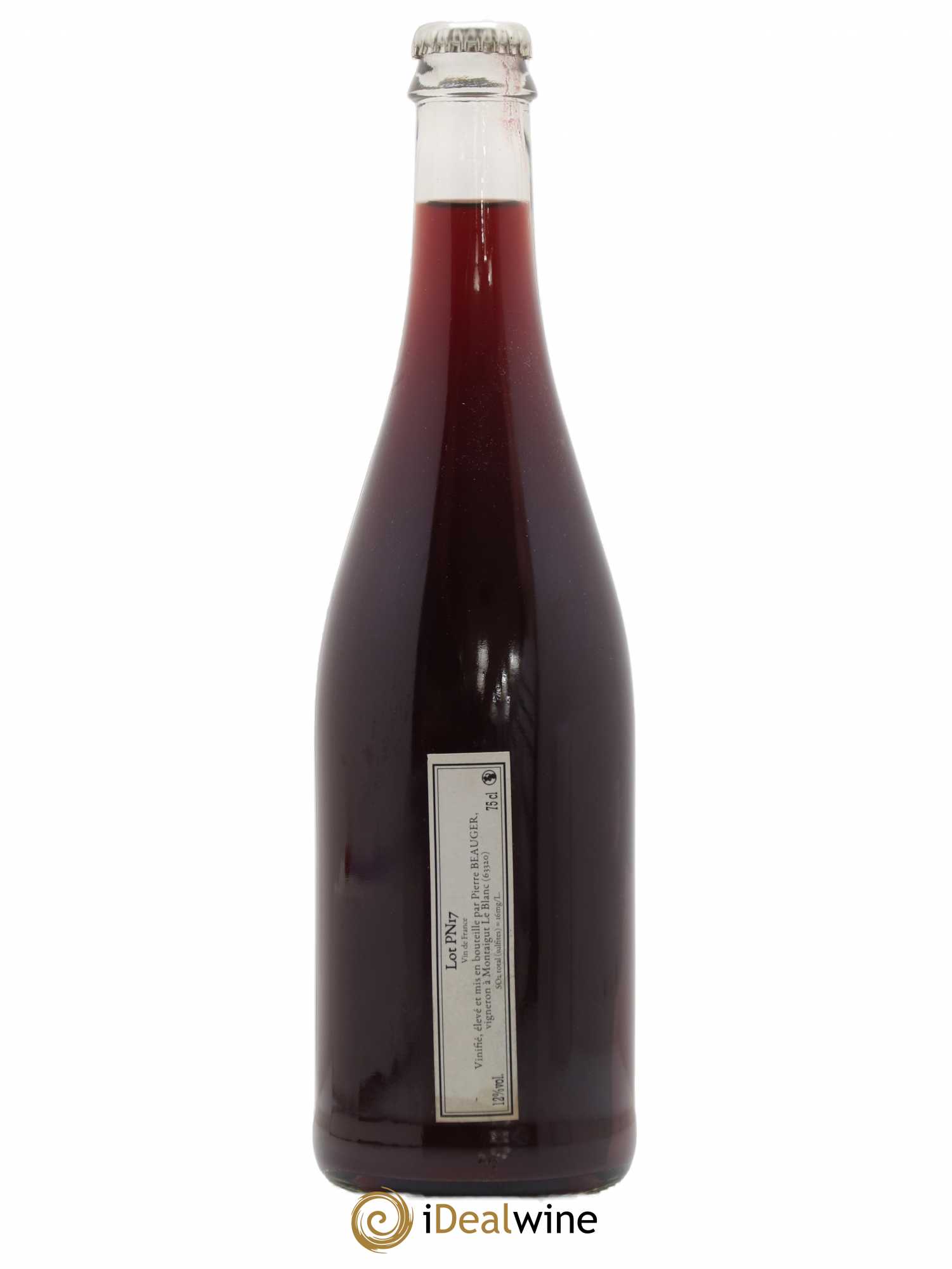 Vin de France Pinot noir Pierre Beauger 2017 - Lot de 1 bouteille - 0