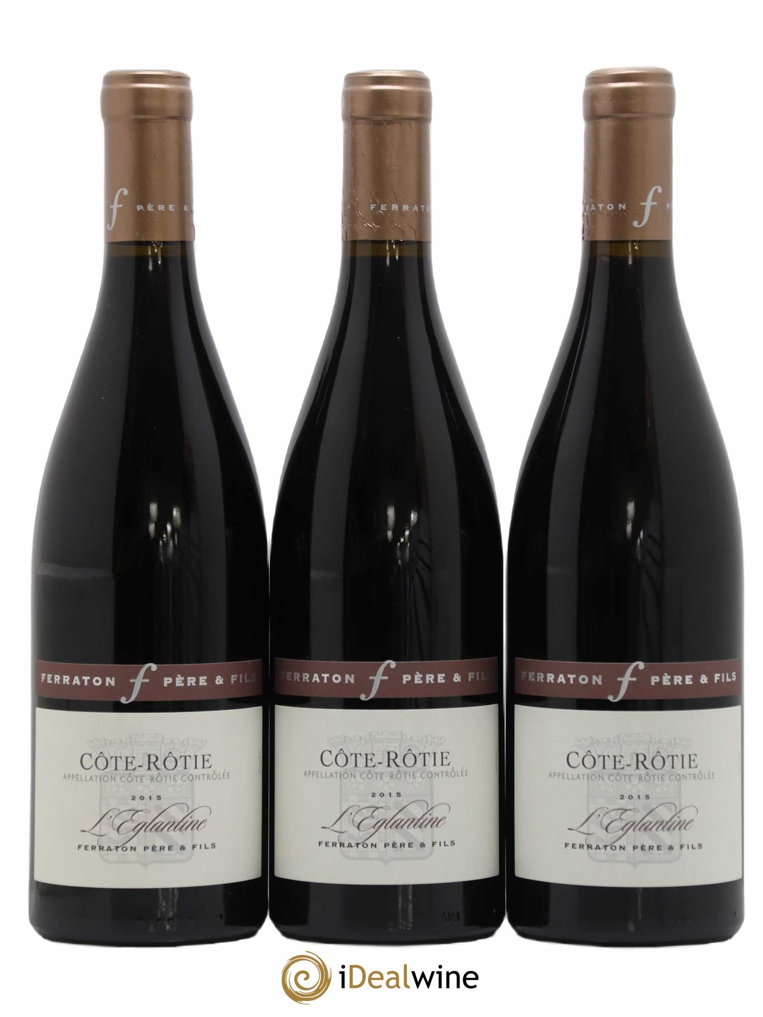 Côte-Rôtie L'Eglantine Ferraton 2015 - Lot de 3 bouteilles - 0