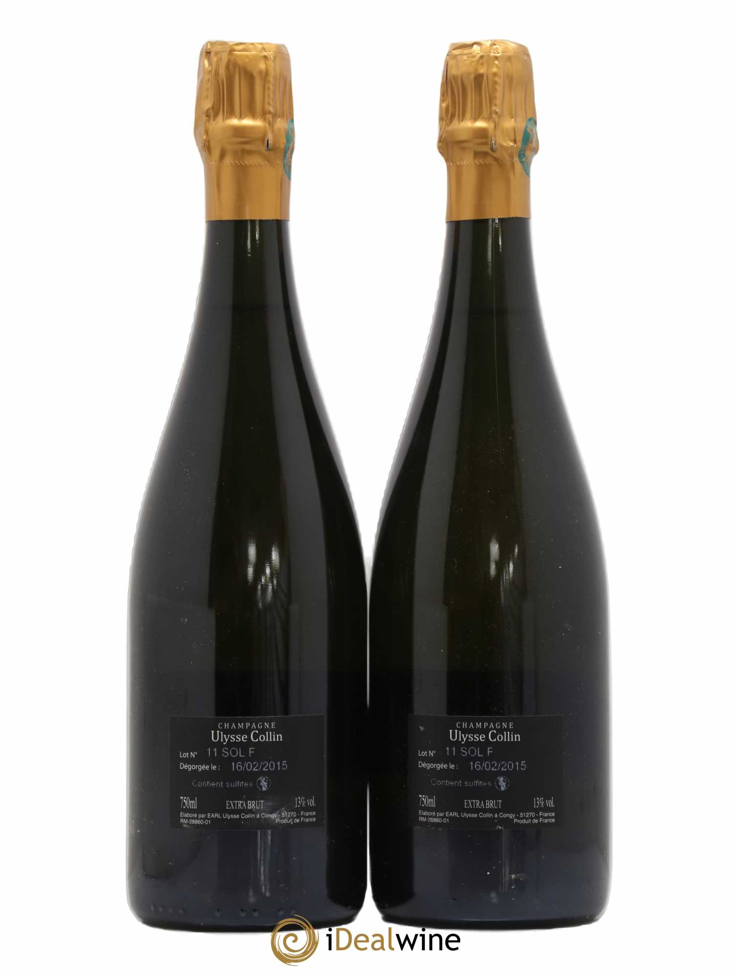 Les Roises Blanc de Blancs Extra-Brut Ulysse Collin - Lot de 2 bouteilles - 1
