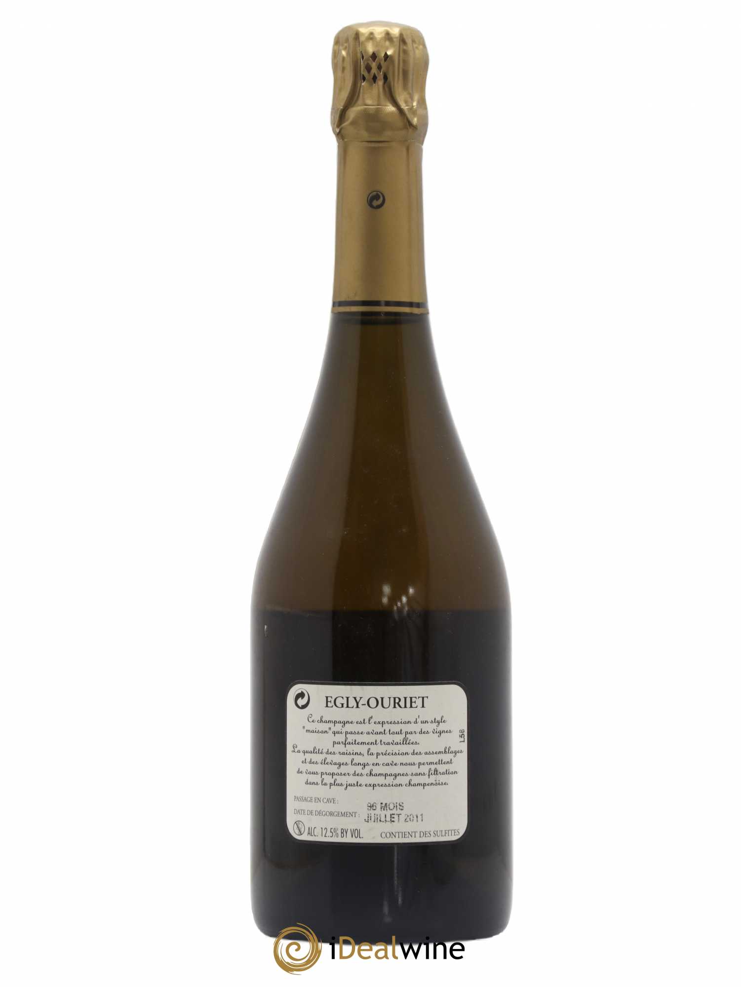 Ambonnay Vieilles Vignes Brut Millésimé Egly-Ouriet 2002 - Lot de 1 bouteille - 1