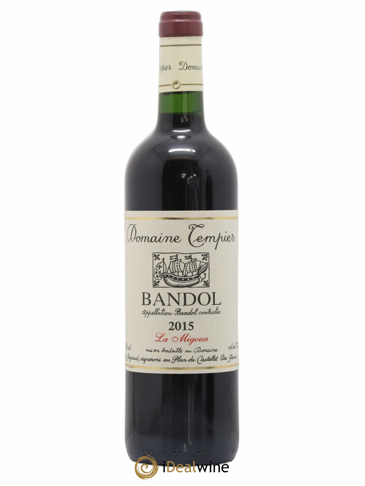 Bandol Domaine Tempier Cuvée La Migoua Famille Peyraud 2015 - Lot de 1 bouteille - 0