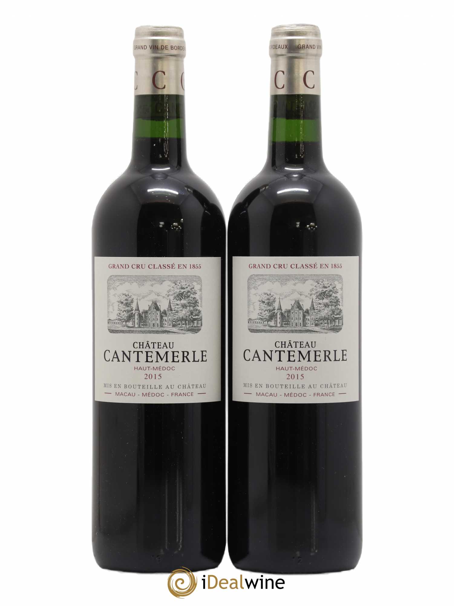 Château Cantemerle 5ème Grand Cru Classé 2015 - Lot de 2 bouteilles - 0