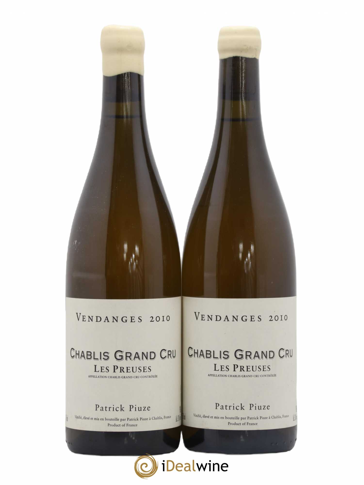 Chablis Grand Cru Les Preuses Patrick Piuze (Domaine) 2010 - Lot de 2 bouteilles - 0