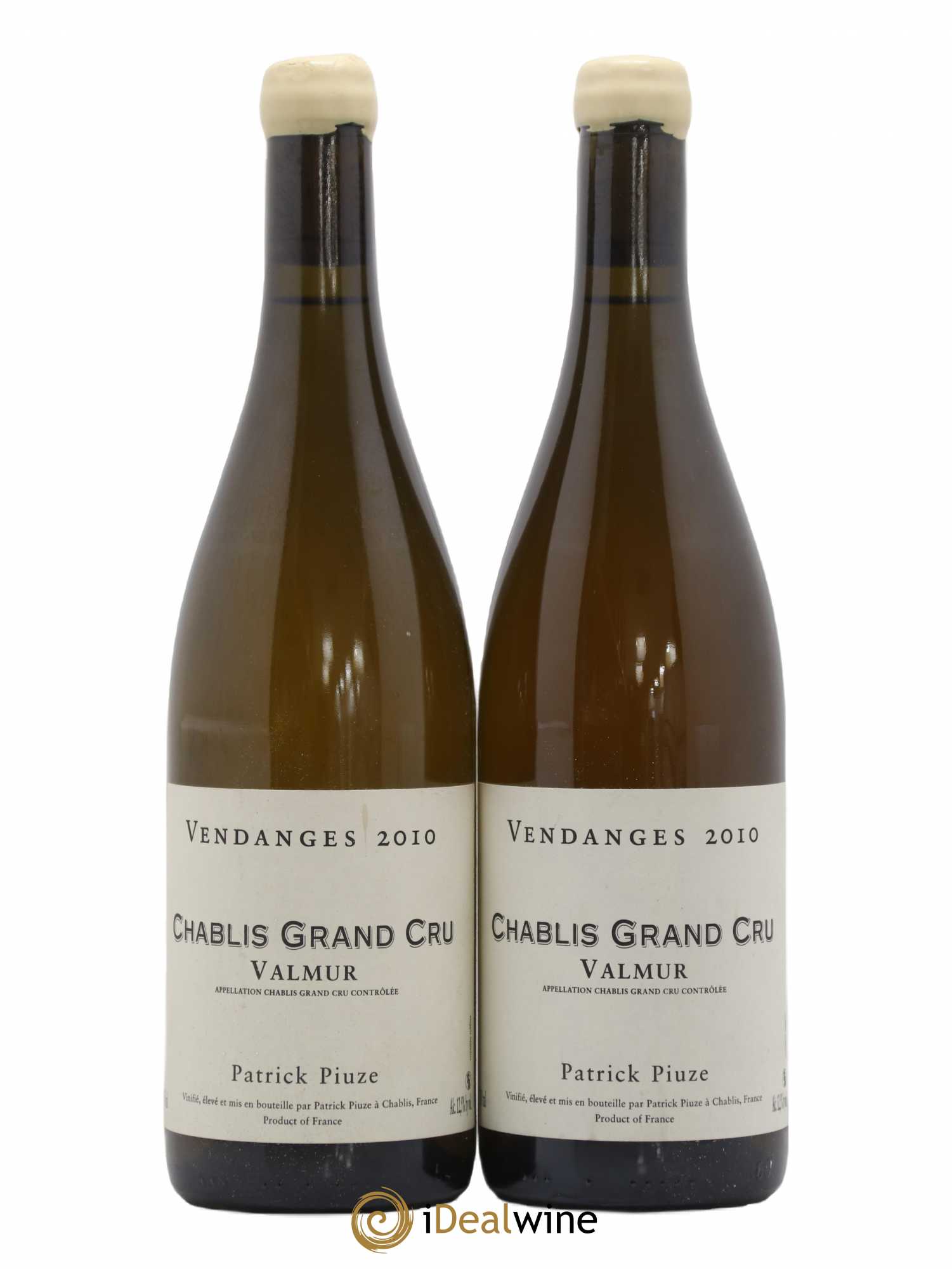 Chablis Grand Cru Valmur Patrick Piuze (Domaine) 2010 - Lot de 2 bouteilles - 0