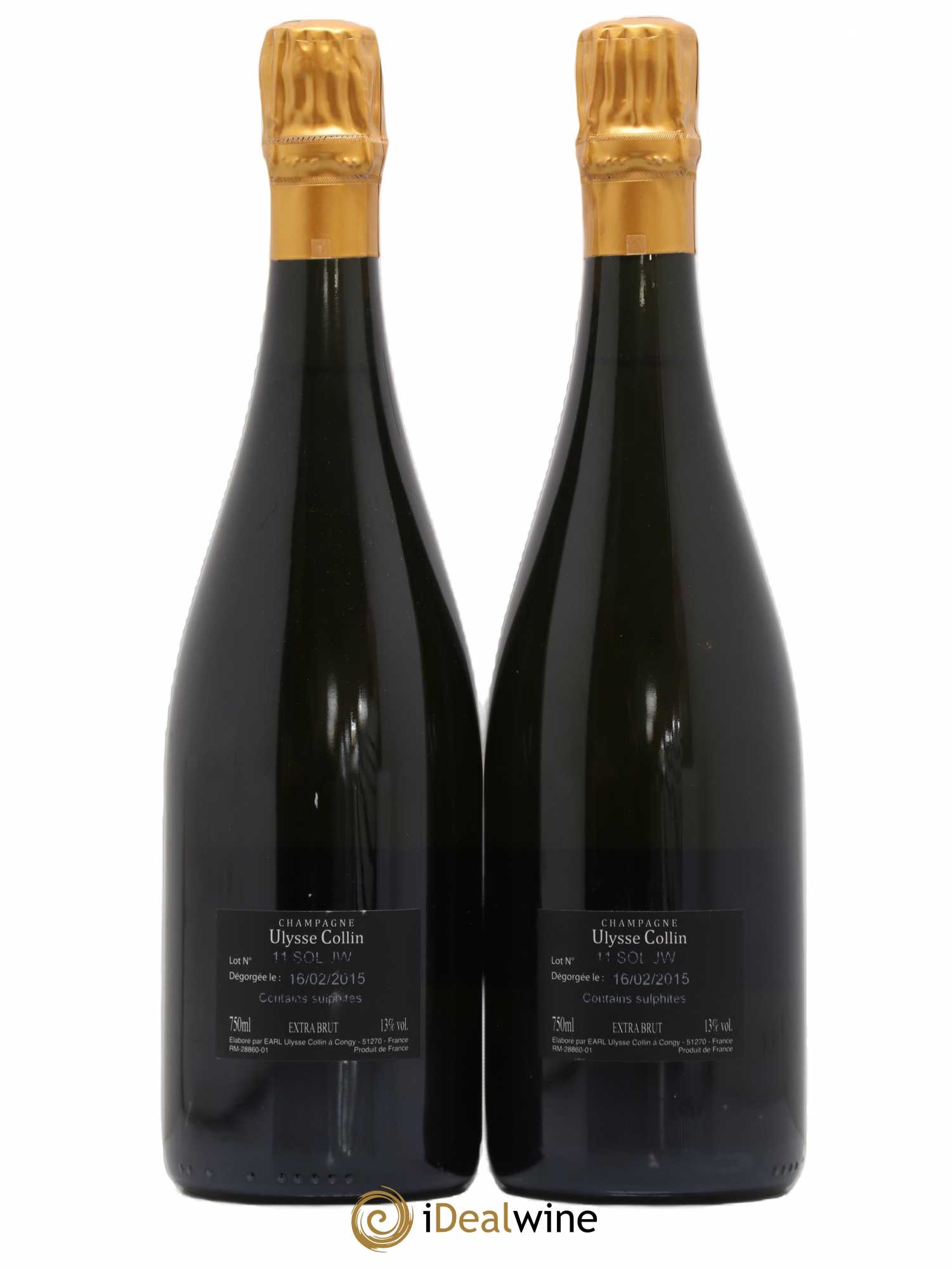 Les Roises Blanc de Blancs Extra-Brut Ulysse Collin - Lot de 2 bouteilles - 1
