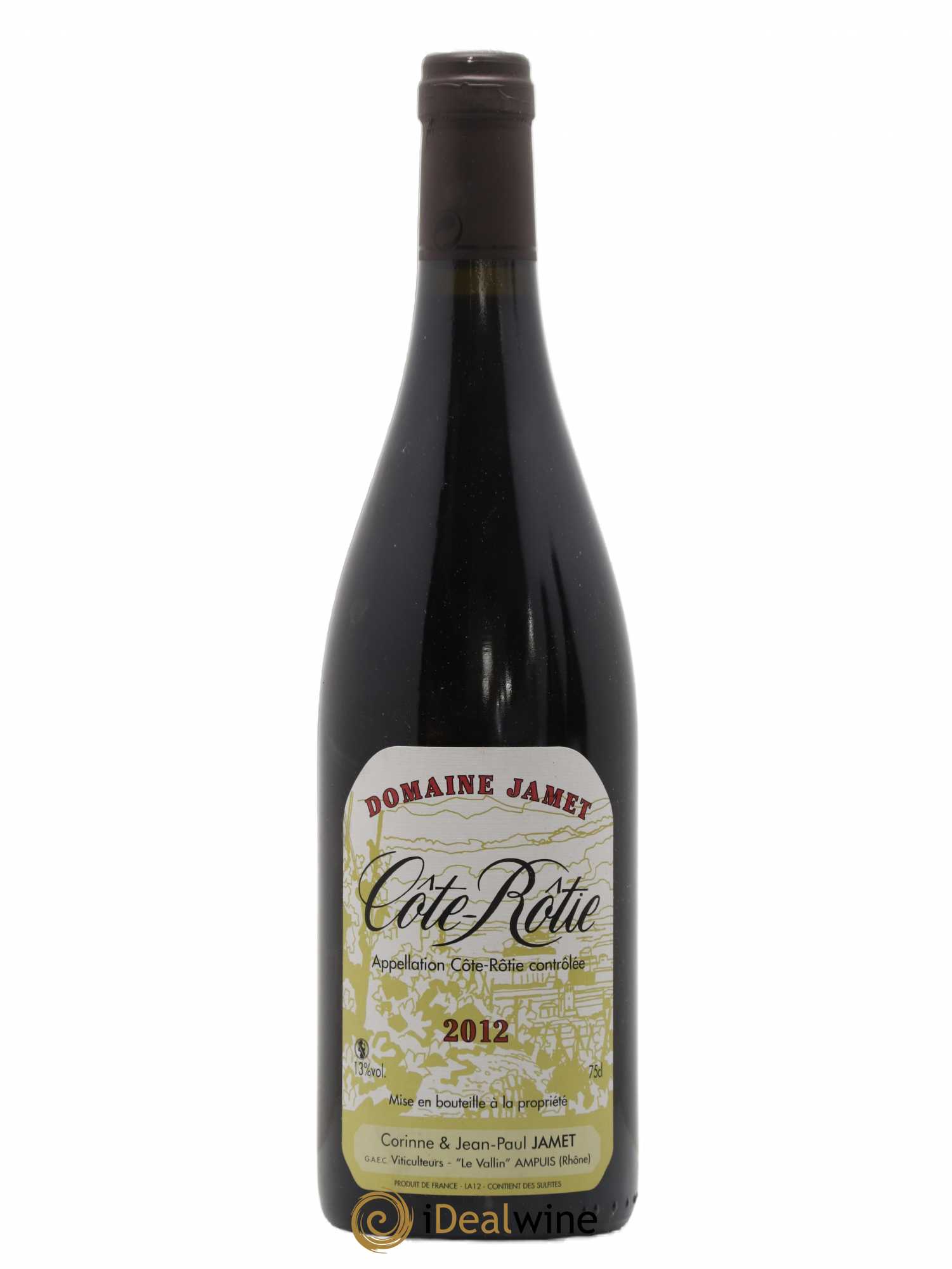 Côte-Rôtie Jamet (Domaine) 2012 - Lot de 1 bouteille - 0