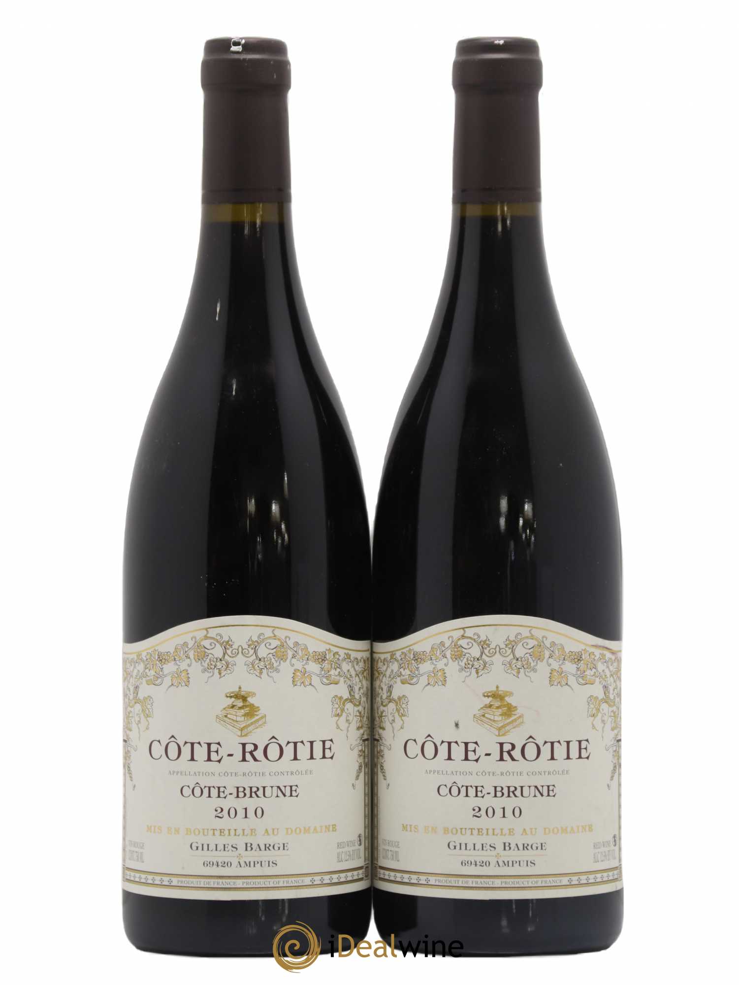 Côte-Rôtie Côte-Brune Barge (Domaine) 2010 - Lot de 2 bouteilles - 0