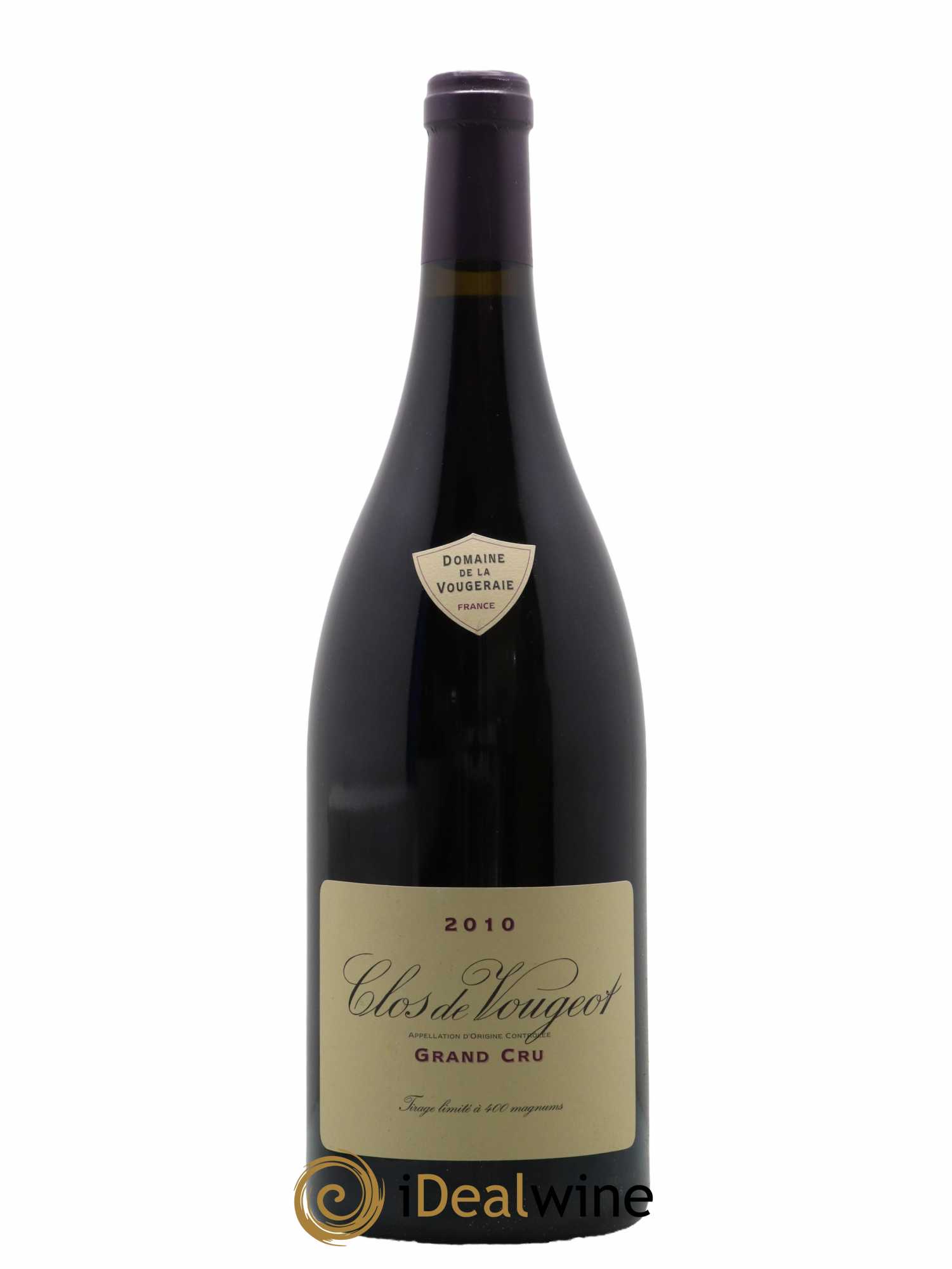 Clos de Vougeot Grand Cru La Vougeraie 2010 - Lot de 1 magnum - 0