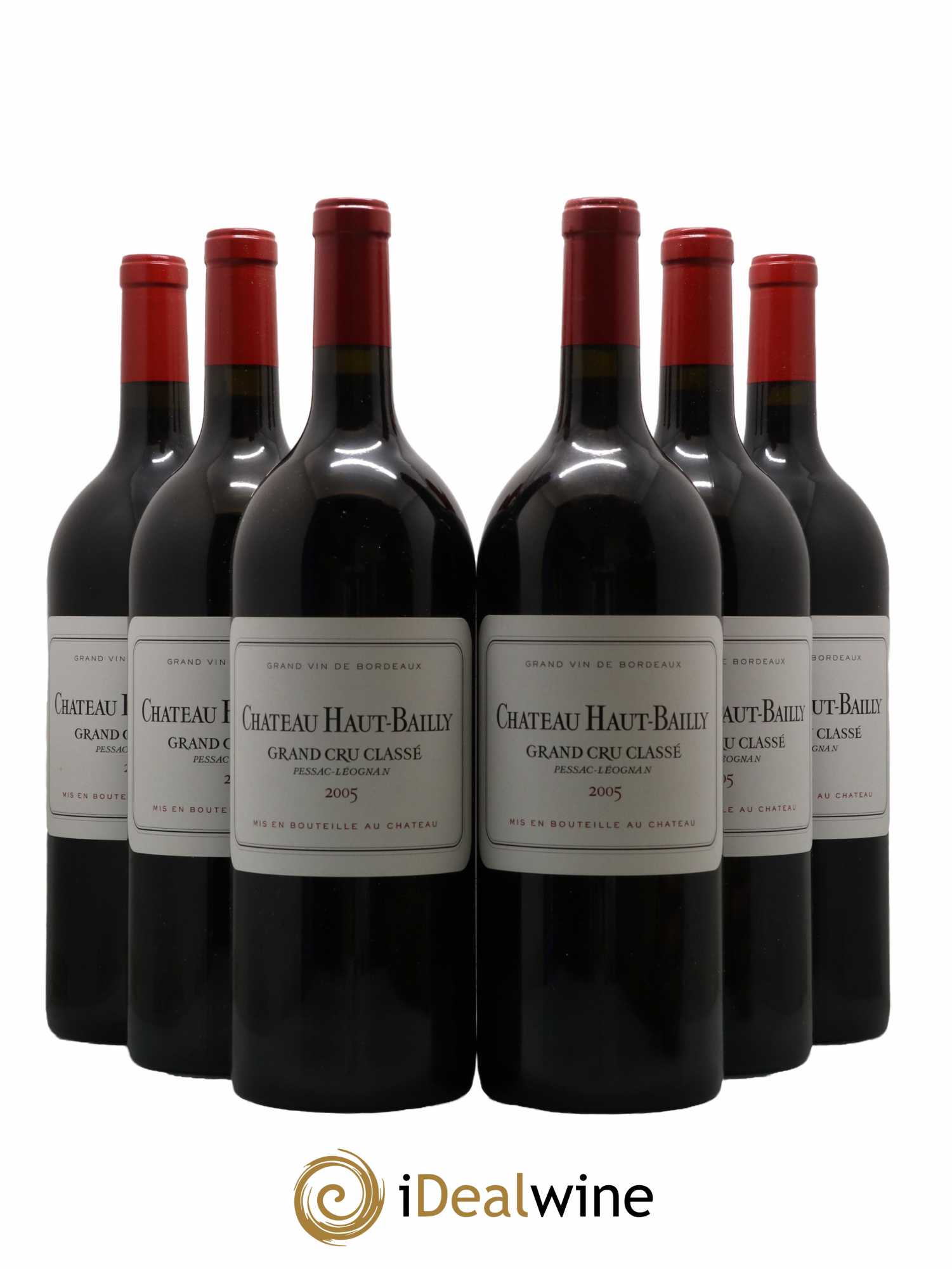 Château Haut-Bailly Cru Classé de Graves 2005 - Lot de 6 magnums - 0